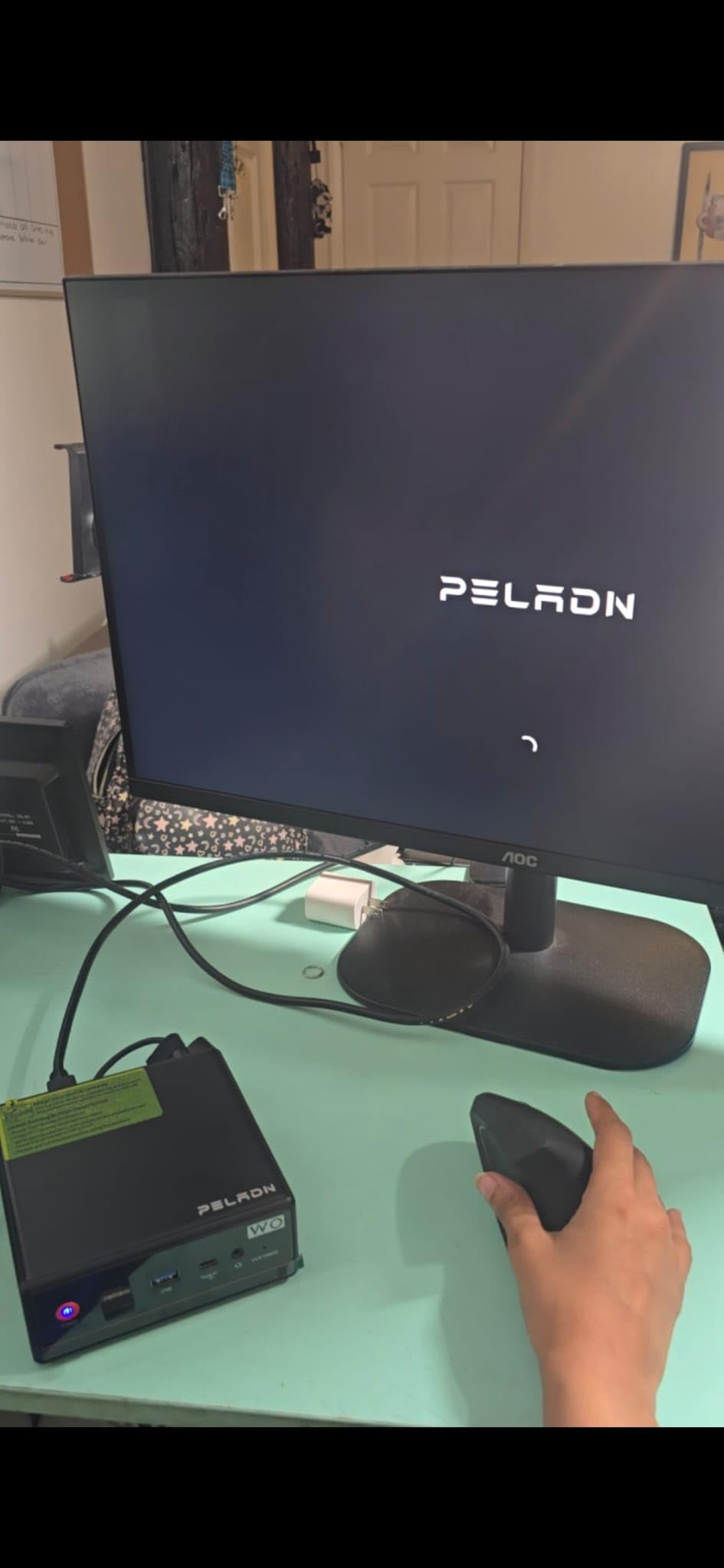 PELADN Mini PC AMD Ryzen 5 7640HS, 16GB DDR5 1TB PCIe 3.0 SSD, Quad 4K Display, USB4, WiFi 6, Dual LAN, Mini Computer for 1080p Gaming, Home Office, Coding, Plex Server, OpenClaw customer photo 2
