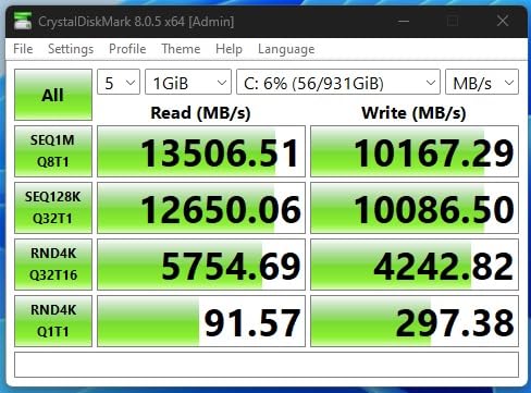 Crucial T705 PCIe Gen5 NVMe 2TB SSD, Up to 14,500MB/s, TLC NAND, Intel & Ryzen Compatible, for Hardcore Gaming & High-Speed Storage, Solid State Drive, Includes 1Mo Adobe CC - CT2000T705SSD3 customer photo 1
