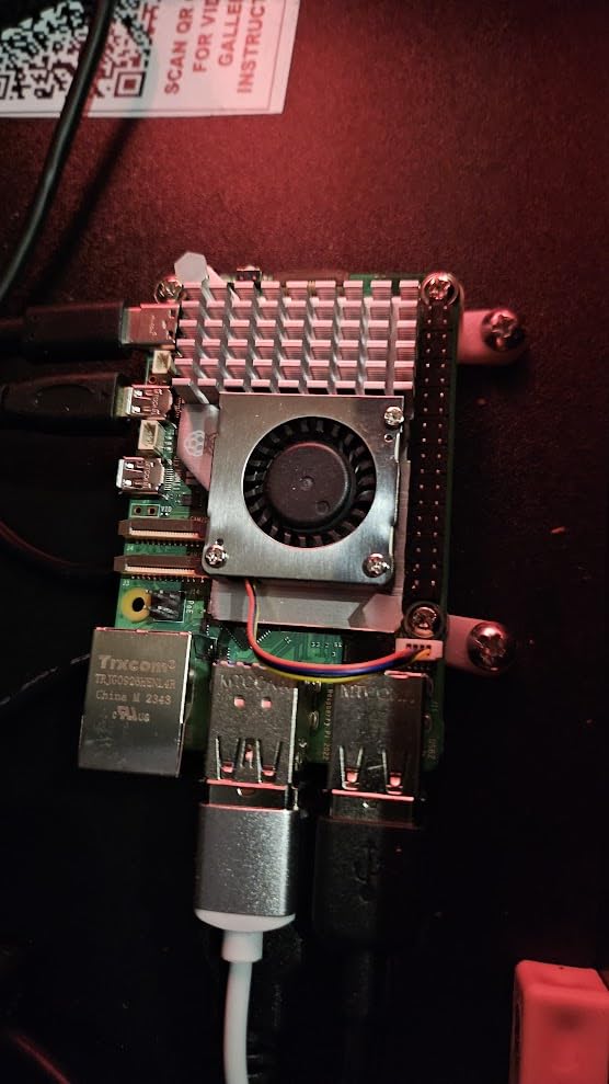 Official Pi 5 Active Cooler Compatible with Raspberry Pi 5 | Combines Temperature-Controlled Blower Fan and Aluminium Heatsink, Comes with Thermal Tapes for Better Heat Dissipation customer photo 2