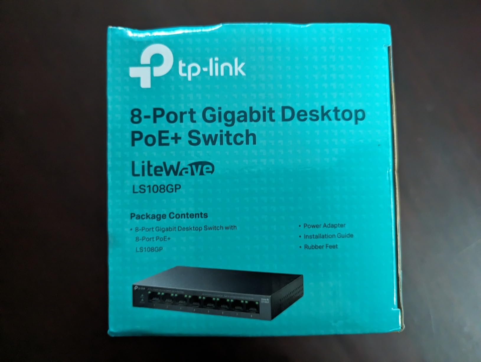 TP-Link LS108GP, 8 Port PoE Gigabit Ethernet Switch | 8 PoE+ Port 62W, Plug & Play, Extend Mode, PoE Auto Recovery, Desktop/Wall Mount, Silent Operation customer photo 1