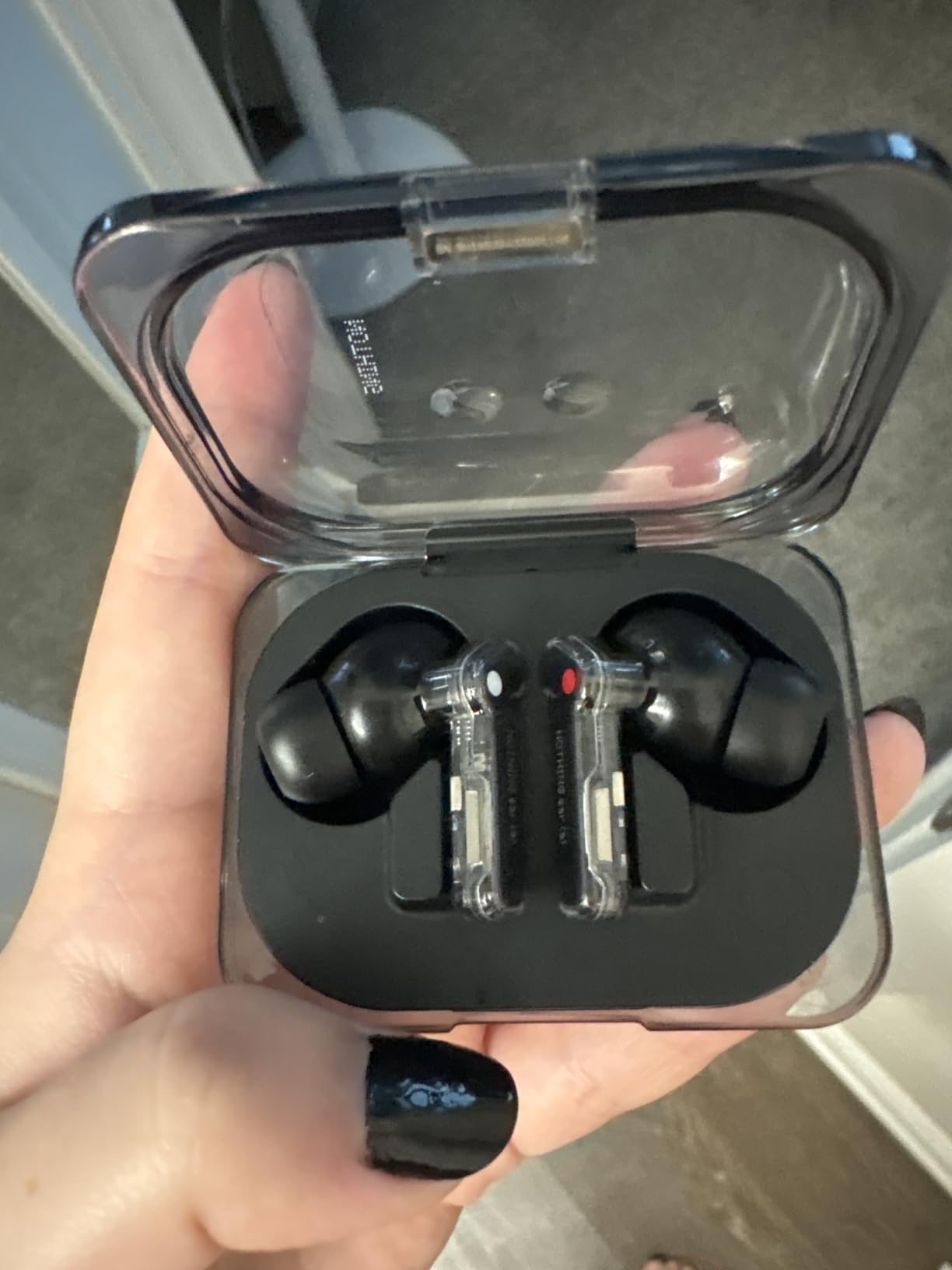 Nothing Ear (a) Wireless Earbuds, 45dB Hybrid Noise Cancelling Earbuds, Hi-Res Audio, Advanced Equaliser, Dual Connect, 6 Mics, 42.5H Playtime Ear Buds Wireless Bluetooth, Black customer photo 1