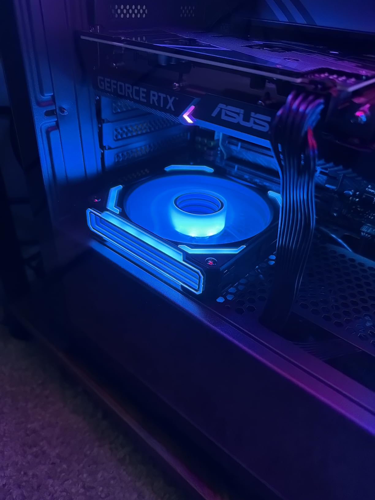 AsiaHorse COSMIQ 120mm Case Fan Infinity Mirror FDB Reverse Fan 3Pack customer photo 2