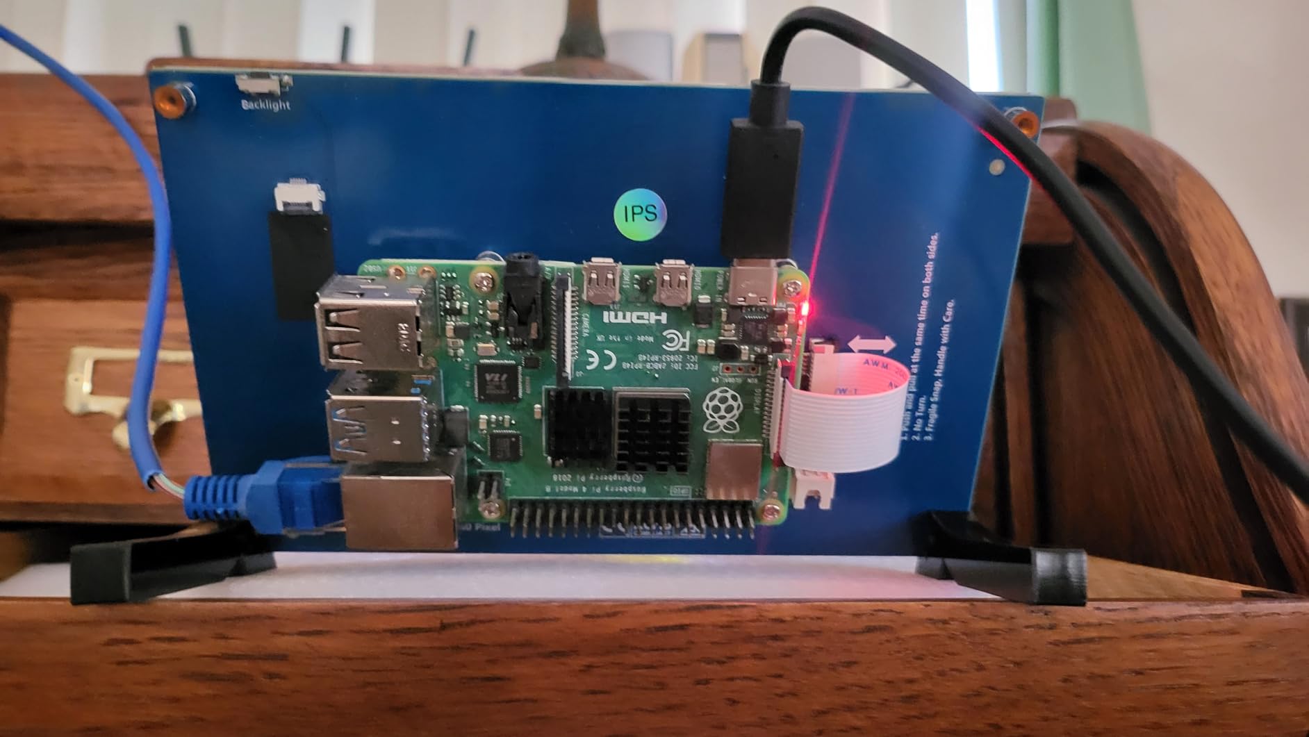 Hosyond 5 Inch Touchscreen IPS MIPI DSI Display Compatible with Raspberry Pi 5/4/3, 800x480 Pixel Capacitive Screen Driver-Free Interface customer photo 1