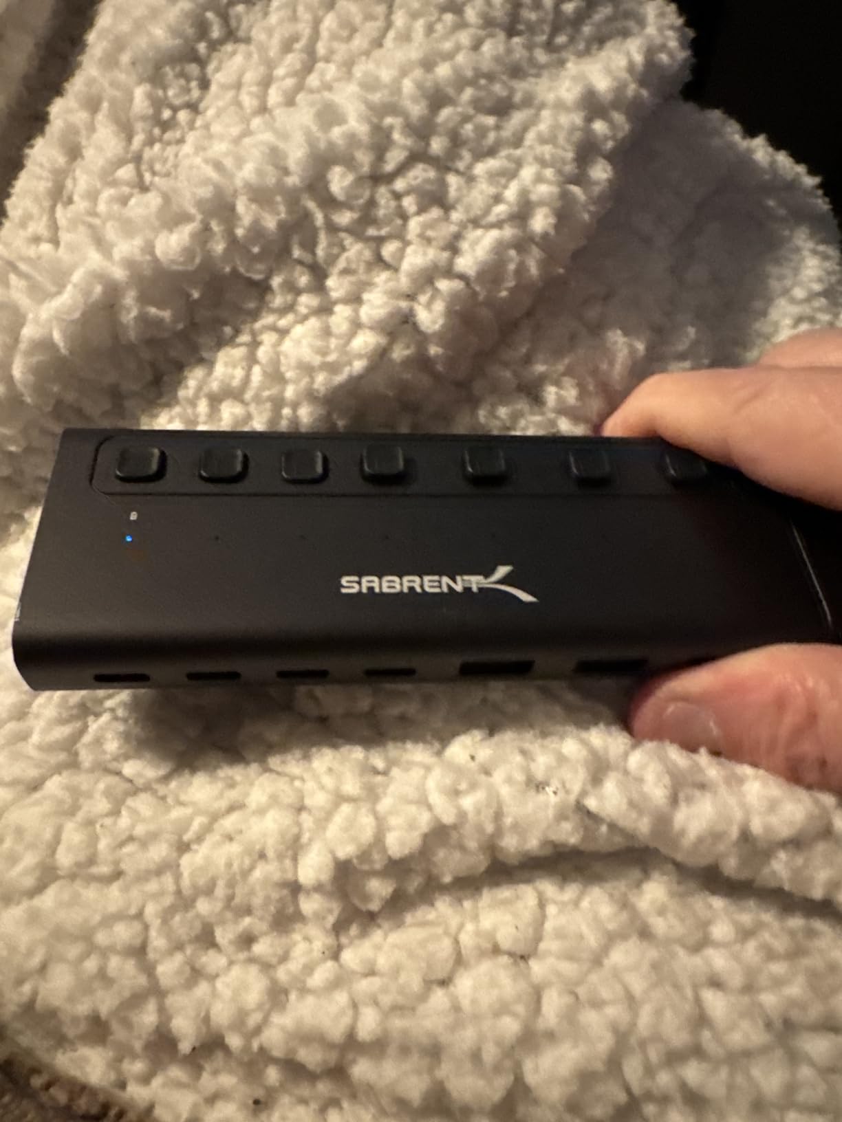 SABRENT 7-Port USB-C Hub, 48W Powered, 5Gbps, 3 USB-A + 4 USB-C (HB-3A4C) customer photo 1