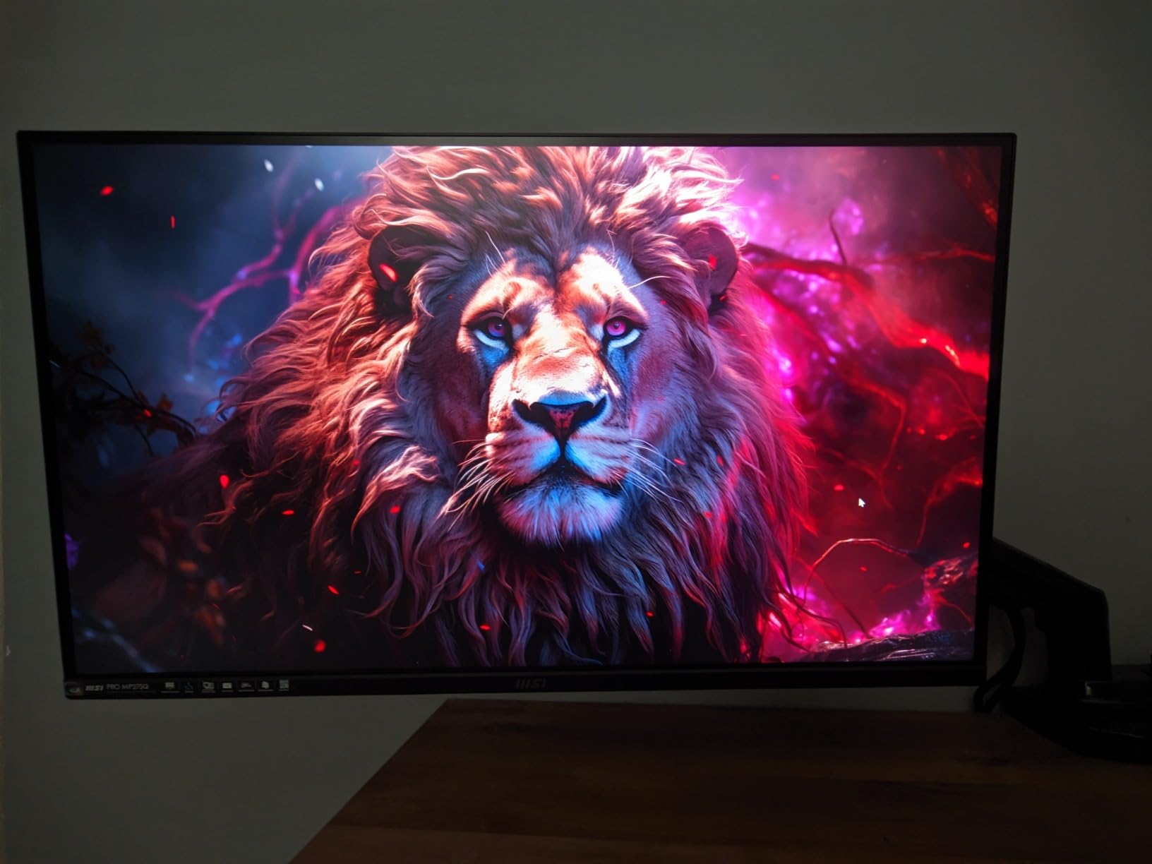 msi PRO MP275Q 27 Inch WQHD Office Monitor - 2560 x 1440 IPS Panel, 100 Hz, Eye-Friendly Screen, Built-in Speakers, Tilt-Adjustable - HDMI 2.0b, DP (1.2a) customer photo 2