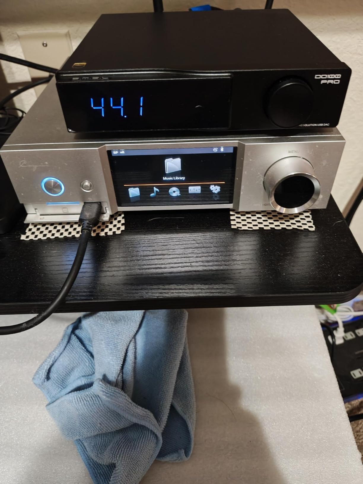 SMSL DO100 PRO HiFi Balanced DAC with 2X ES9039Q2M & XMOS XU316, 768kHz/DSD512 USB Audio MQA Decoder, Bluetooth 5.1/Opt/Coax/HDMI ARC customer photo 1