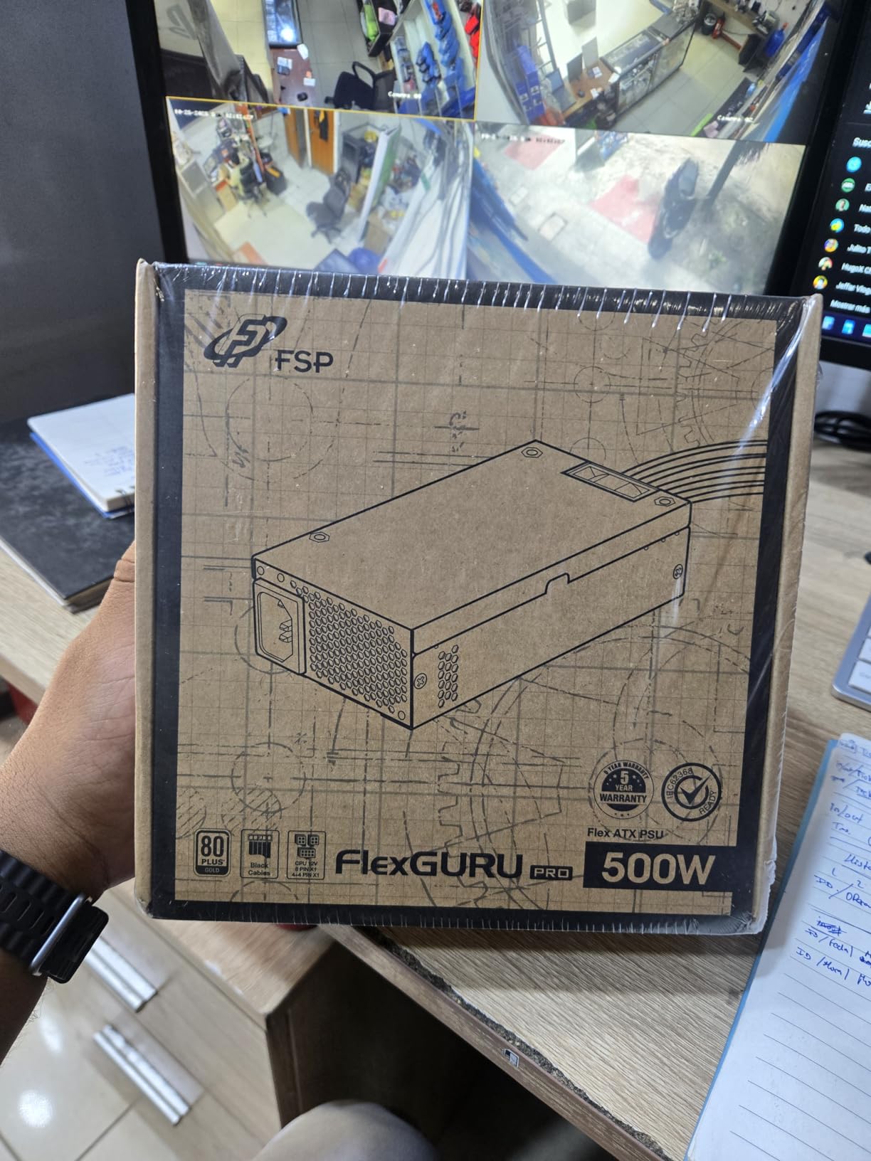 FSP FlexGURU Pro 500W, Flex ATX Power Supply, 80 Plus Gold PSU | For SFF PC, IPC & NAS Systems, Non-Modular, with 1U Bracket, Japanese Capacitors, 5-Year Warranty, FSP500-50FDP customer photo 2