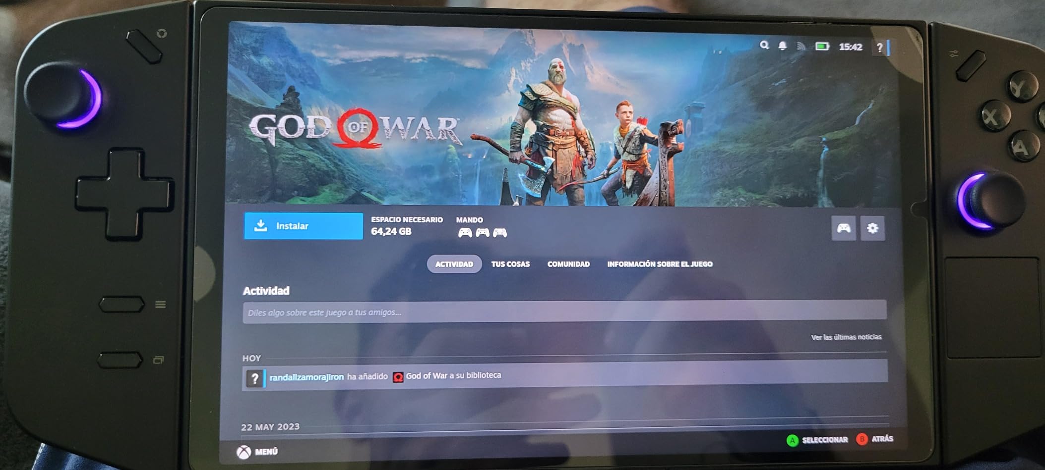 Lenovo Legion Go | Gaming Handheld | WQXGA IPS 144Hz 8.8