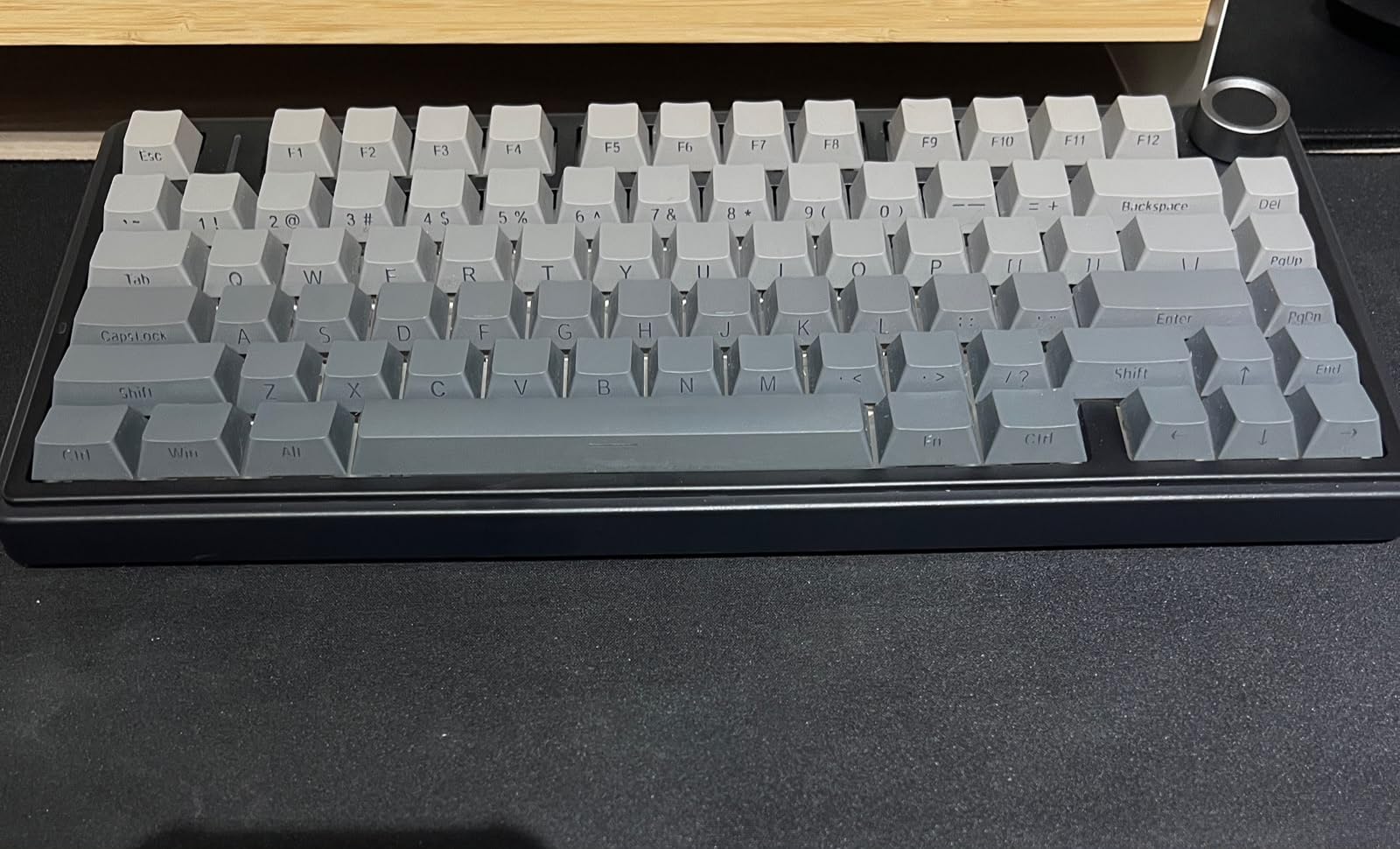 AULA F75 Pro Wireless Mechanical Keyboard, 75% Hot Swappable Custom Keyboard with Knob, RGB Backlit, Pre-lubed Reaper Switches, Side Printed PBT Keycaps, 2.4GHz/USB-C/BT5.0 Mechanical Gaming Keyboards customer photo 1
