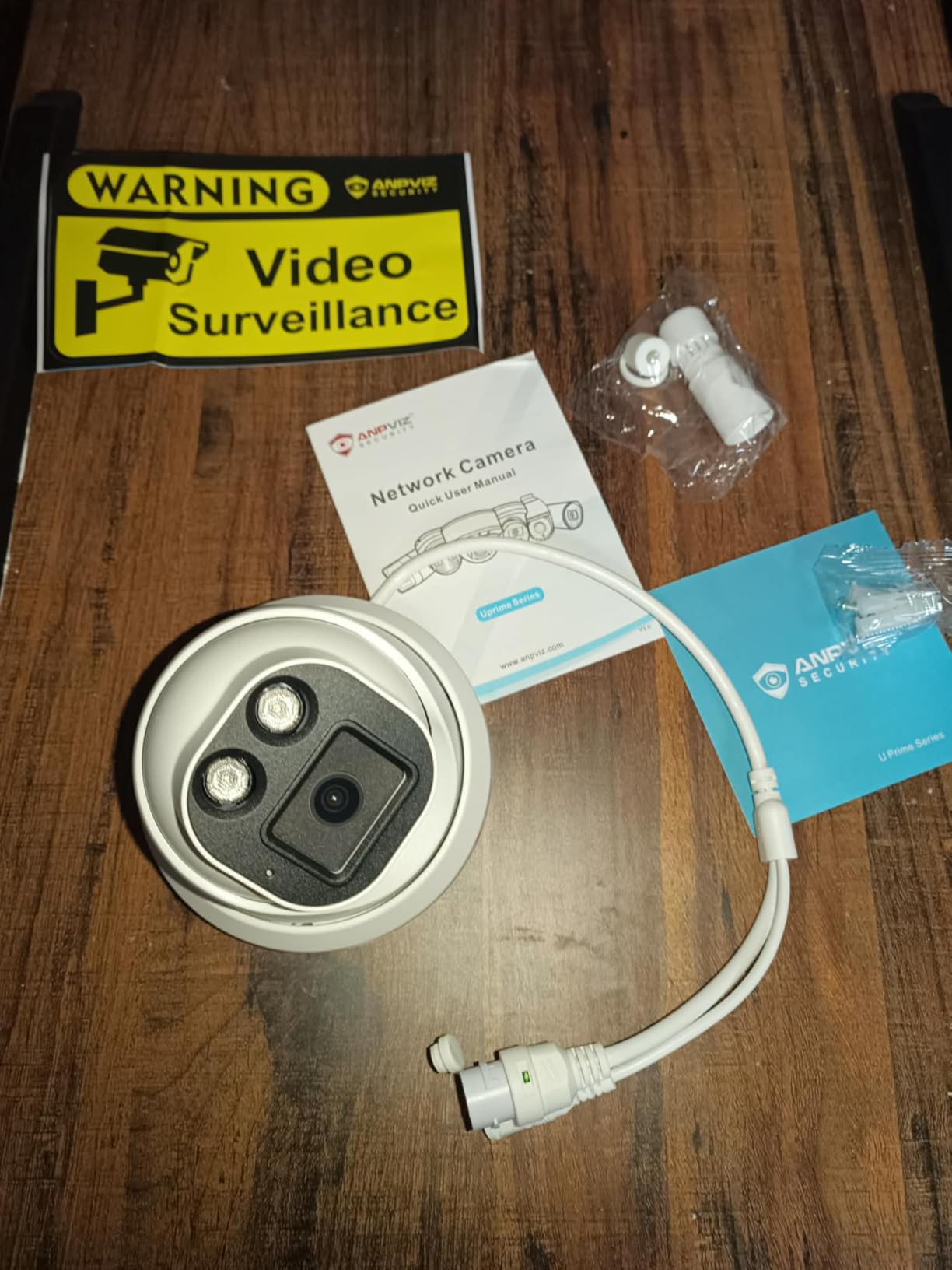 Anpviz 4MP PoE IP Camera, Turret Security IP Camera Outdoor Indoor Wired | AI Human Motion Detection, 100FT Smart Dual Light Color Night Vision, Built-in Mic, 2.8mm Lens, NDAA customer photo 2
