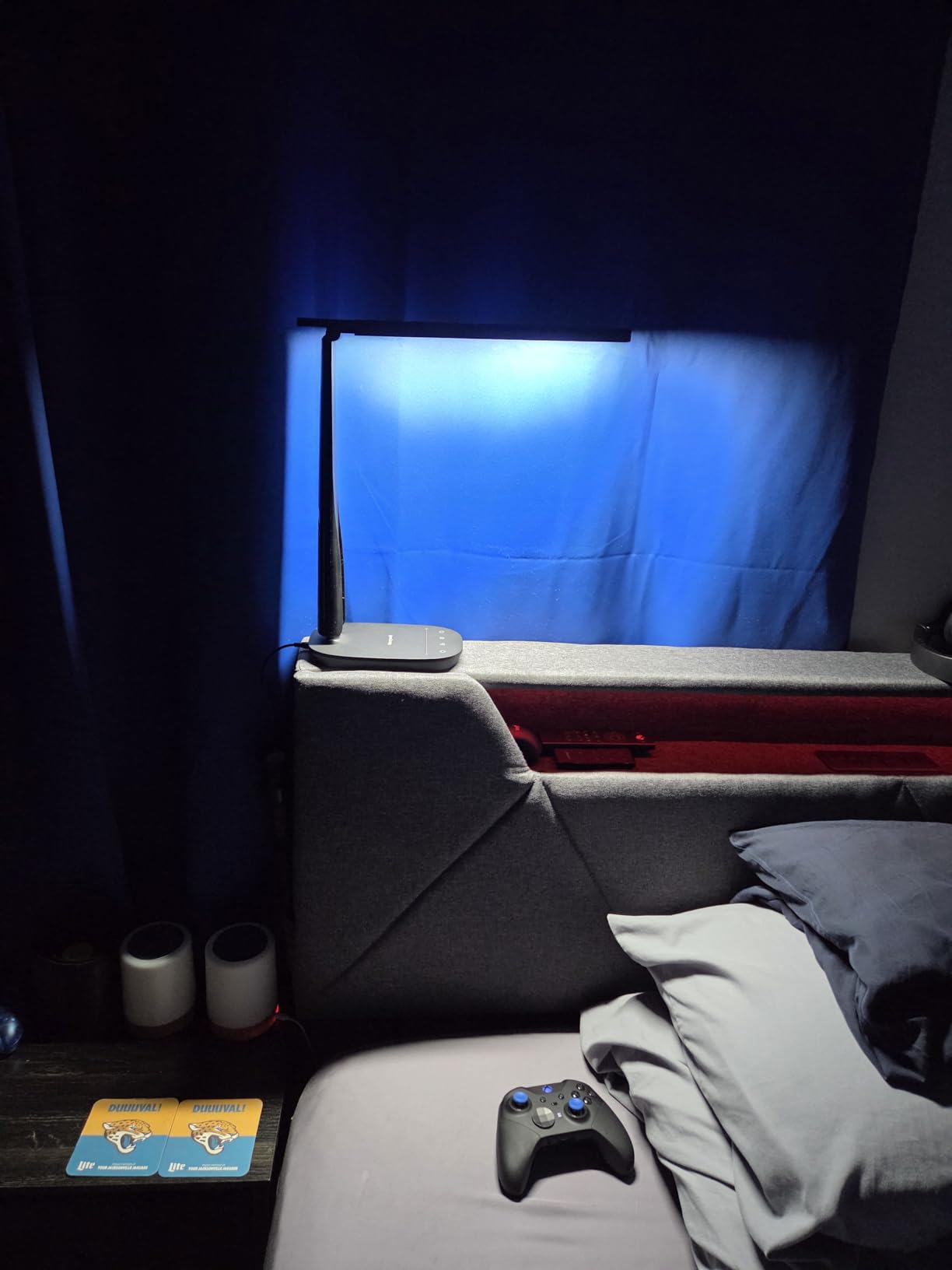 Honeywell HWT-H2 LED Desk Lamp, Eye-Caring Full Spectrum, USB Charging | CRI94 Full Spectrum Eye-Caring Light, Low Blue Light, 4 Color Modes, USB-A & USB-C Charging, Foldable Touch Control customer photo 1