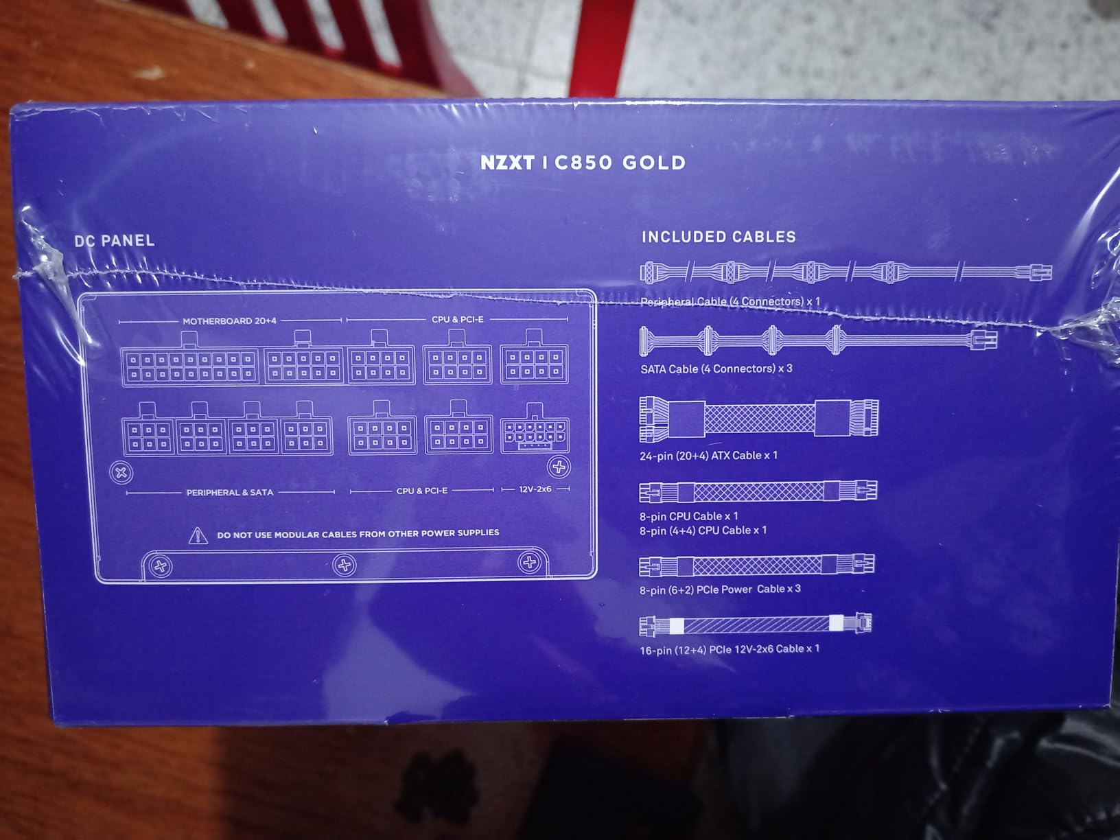 NZXT C850 Gold ATX 3.1-850W Fully Modular Power Supply | 850W 80 PLUS Gold ATX 3.1 PSU, fully modular and quiet. PCIe 5 ready for modern GPUs, backed by a 10-year warranty. customer photo 2