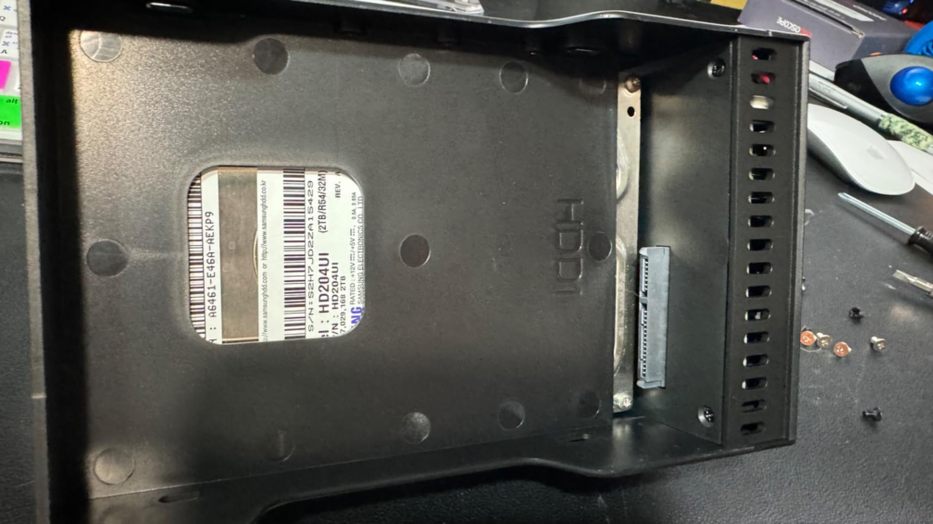 MAIWO Dual Bay Hard Drive RAID Enclosure with Cooling Fan for 2.5/3.5 inch SATA SSD/HDD, 5Gbps USB 3.0 HDD Enclosure, 48TB Capacity, RAID 0/1/JBOD/PM, Aluminum Case customer photo 1