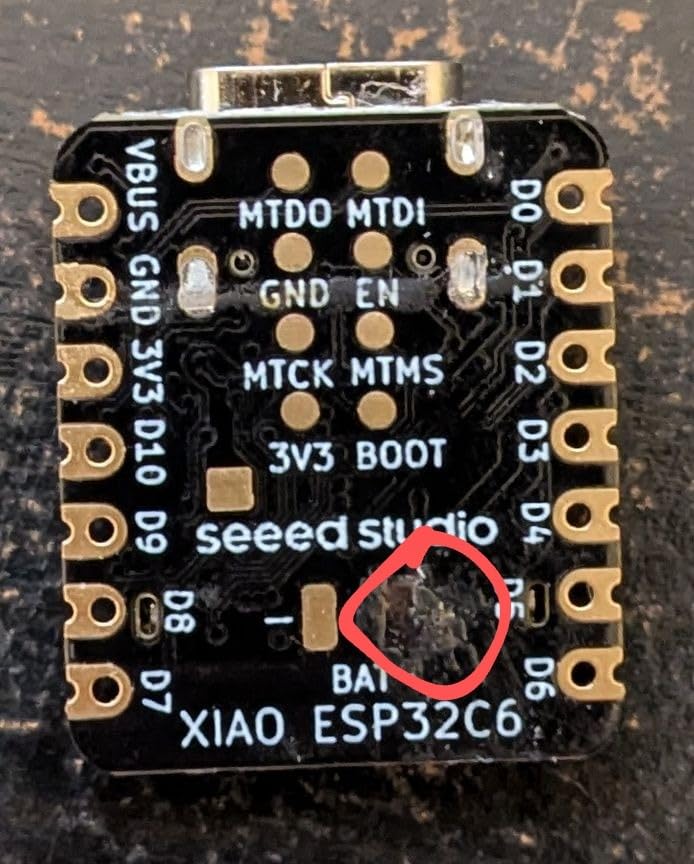Seeed Studio XIAO ESP32C6 - 2.4 GHz WiFi 6, Bluetooth 5.3, Zigbee, Thread (802.15.4), ESP Rain Maker, AWS IoT, Support Microsoft Azure, Smart Home customer photo 1
