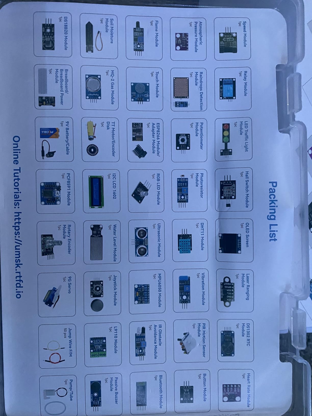 Universal Maker Sensor Kit Compatible with Arduino Mega 2560/Uno R3/R4 Minima/WiFi Nano, Raspberry Pi 5/4B/3B+/Zero 2 W/, Pico W, ESP32, C++, Python, MicroPython, Beginners & Engineers customer photo 1