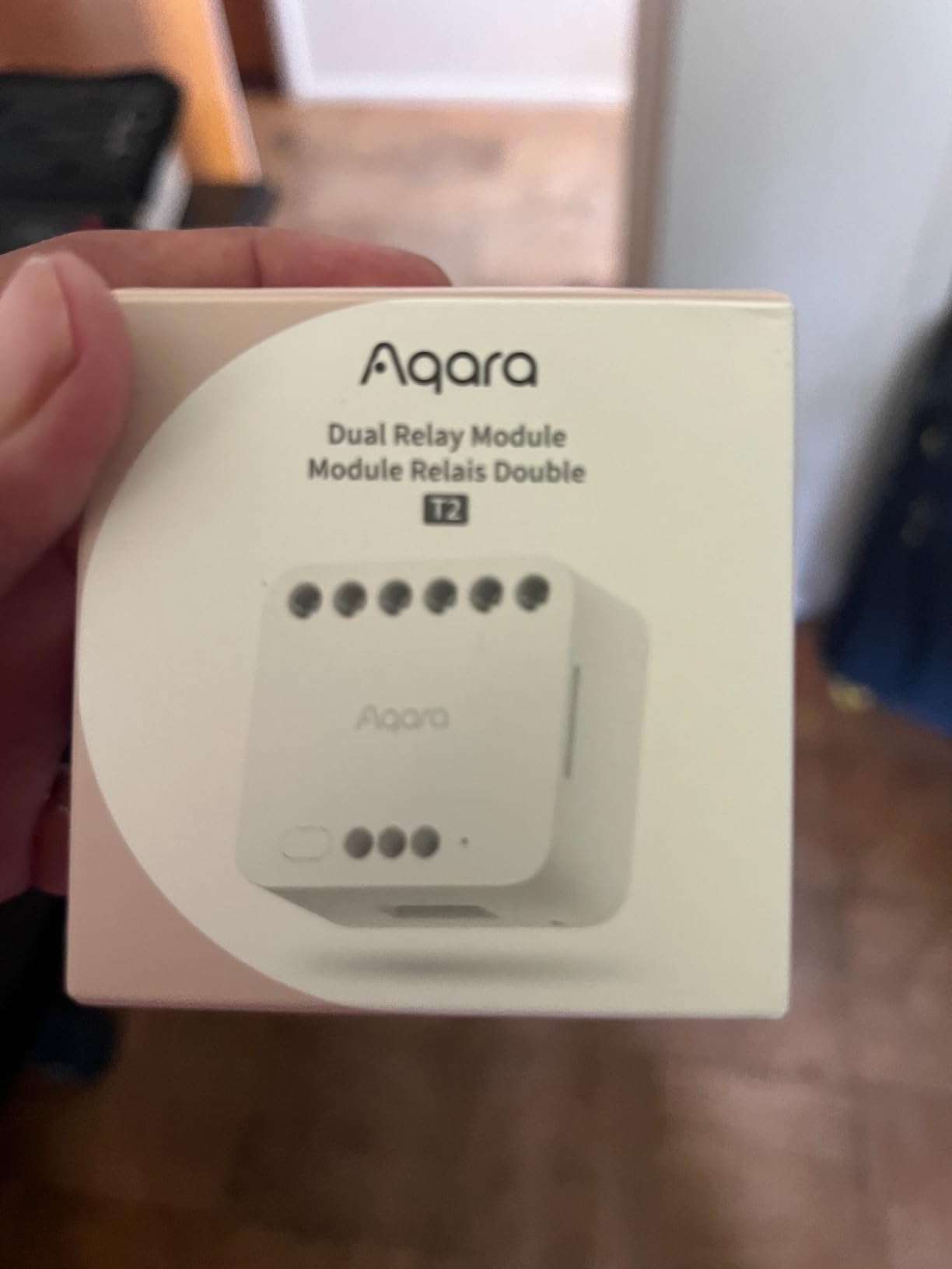 Aqara Dual Relay Module T2, Requires a Neutral Line and Aqara Zigbee3.0 Hub | Smart Relay Switch Dry Contact Mode for Garage Doors and Boilers, Light Switch Roller Shade Switch, Supports Homekit and Alexa customer photo 1