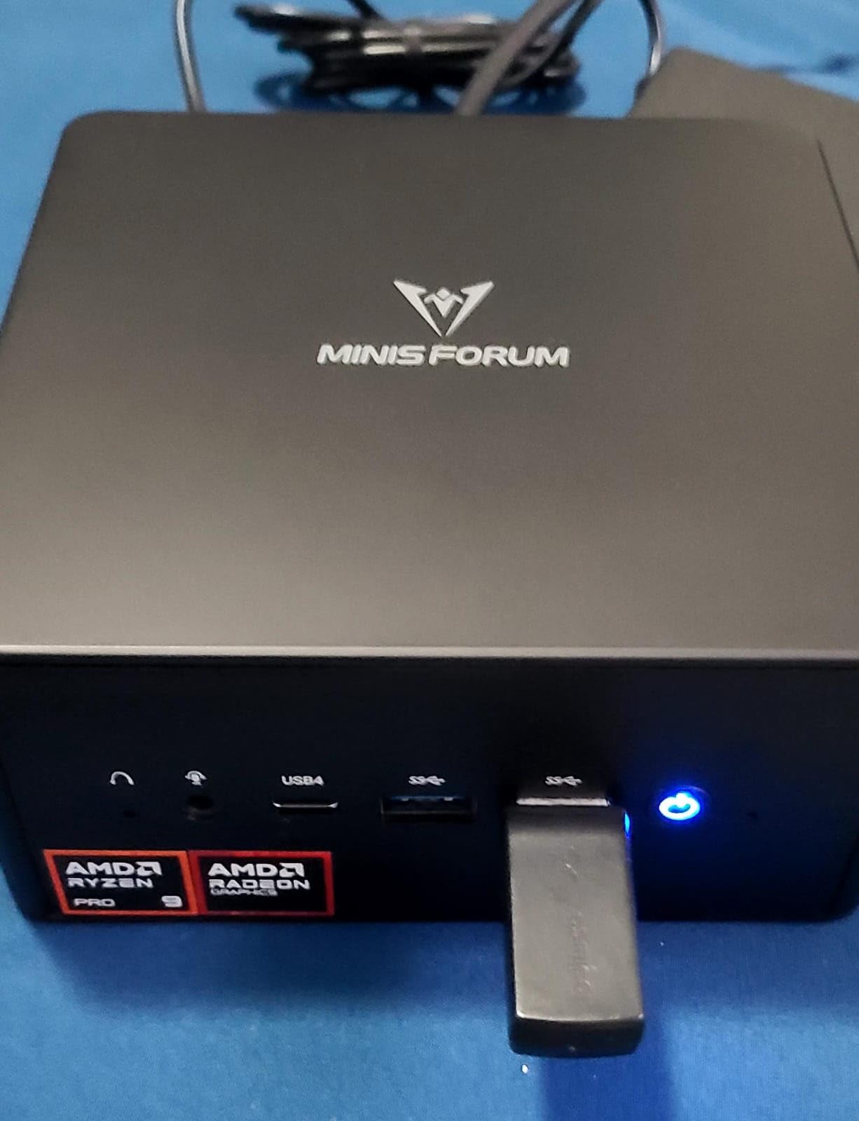 UM890 Pro Mini PC, AMD Ryzen 9 8945HS (up to 5.2GHz) Mini Computers, 32GB DDR5 5600MHz RAM&1TB PCIe 4.0 SSD, Mini Desktop Quad Display HDMI/DP1.4/USB-C, AMD Radeon 780M/Dual LAN 2.5G customer photo 2