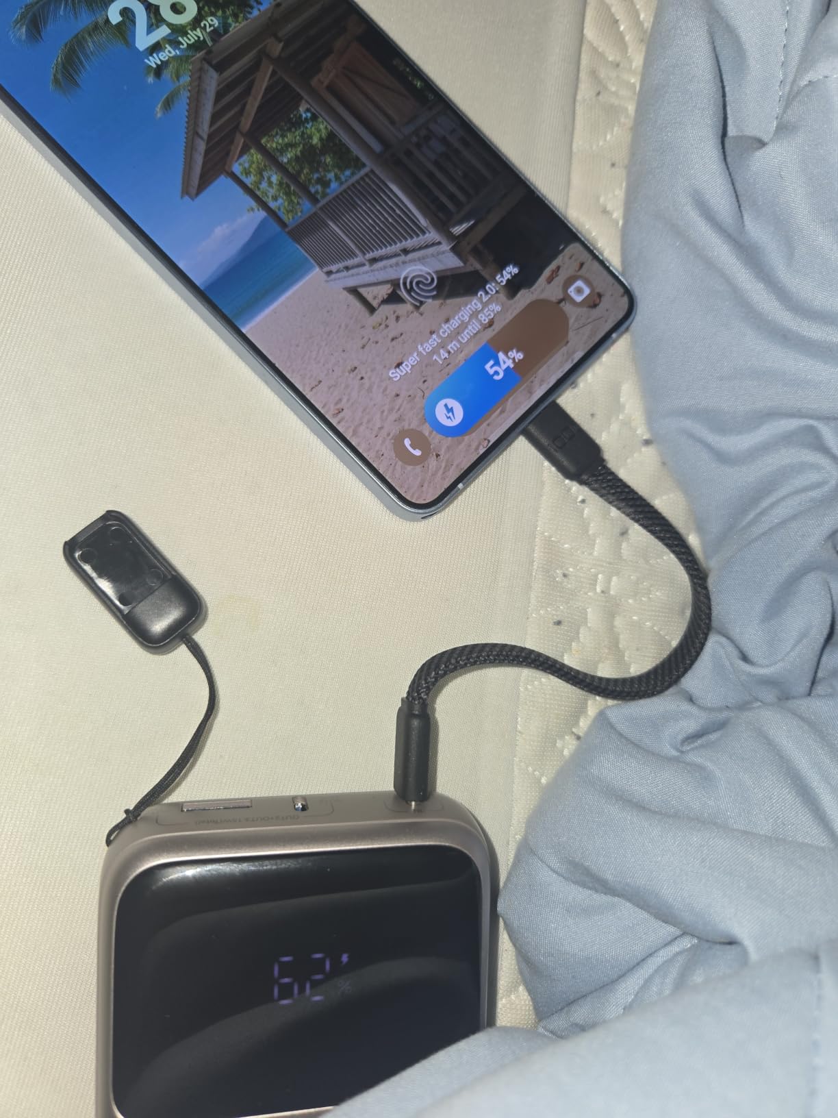 INIU Laptop Power Bank, Smallest 20000mAh 65W Fast Charging Battery Pack | USB C Cable, Flight-Safe, Travel Essentials, Portable Charger for MacBook Pro, Steam Deck, iPhone, iPad etc customer photo 2