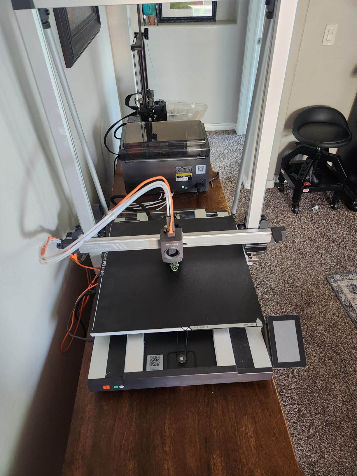 Anycubic 3D Printer Kobra 3 MAX Only, Large Printing Volume | Support Multicolor Needs ACE Pro, 600mm/s High-Speed Precise Auto-Leveling & Anti-Skip Upgrade 420x420x500mm Print Volume customer photo 1