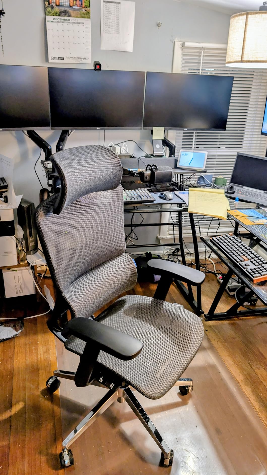 OdinLake L1 Big & Tall Ergonomic Mesh Office Chair, Lumbar Support, Black | 350lb Weight Capacity, Adjustable Headrest, Armrests, Height & Seat Depth, BIFMA Certified customer photo 1