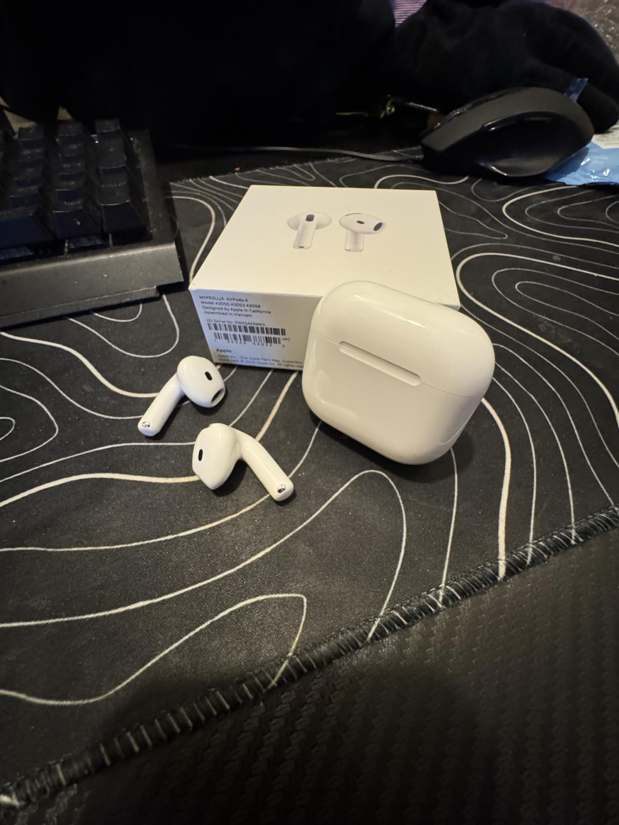Apple AirPods 4 Wireless Earbuds | Bluetooth Headphones, Personalized Spatial Audio, Sweat & Water Resistant, USB-C Charging Case, H2 Chip customer photo 1