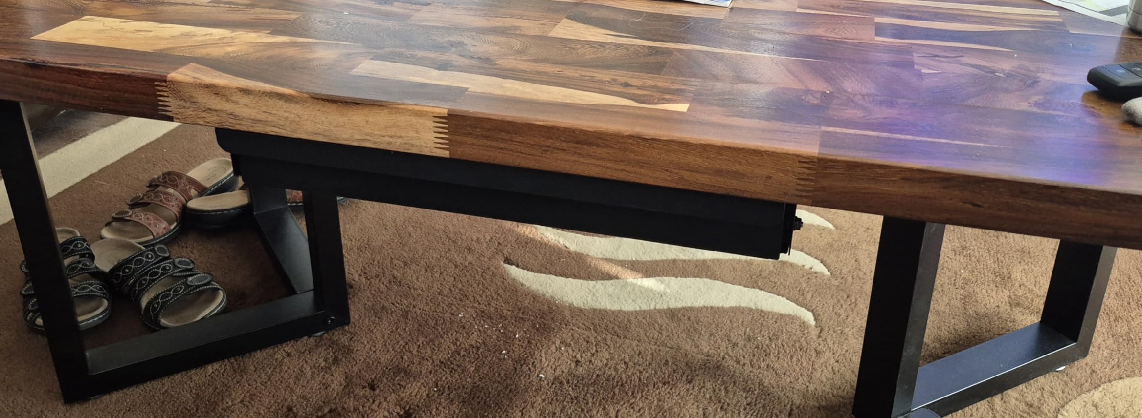 Under Desk Mounted Sliding Pull-out Drawer W 19.2
