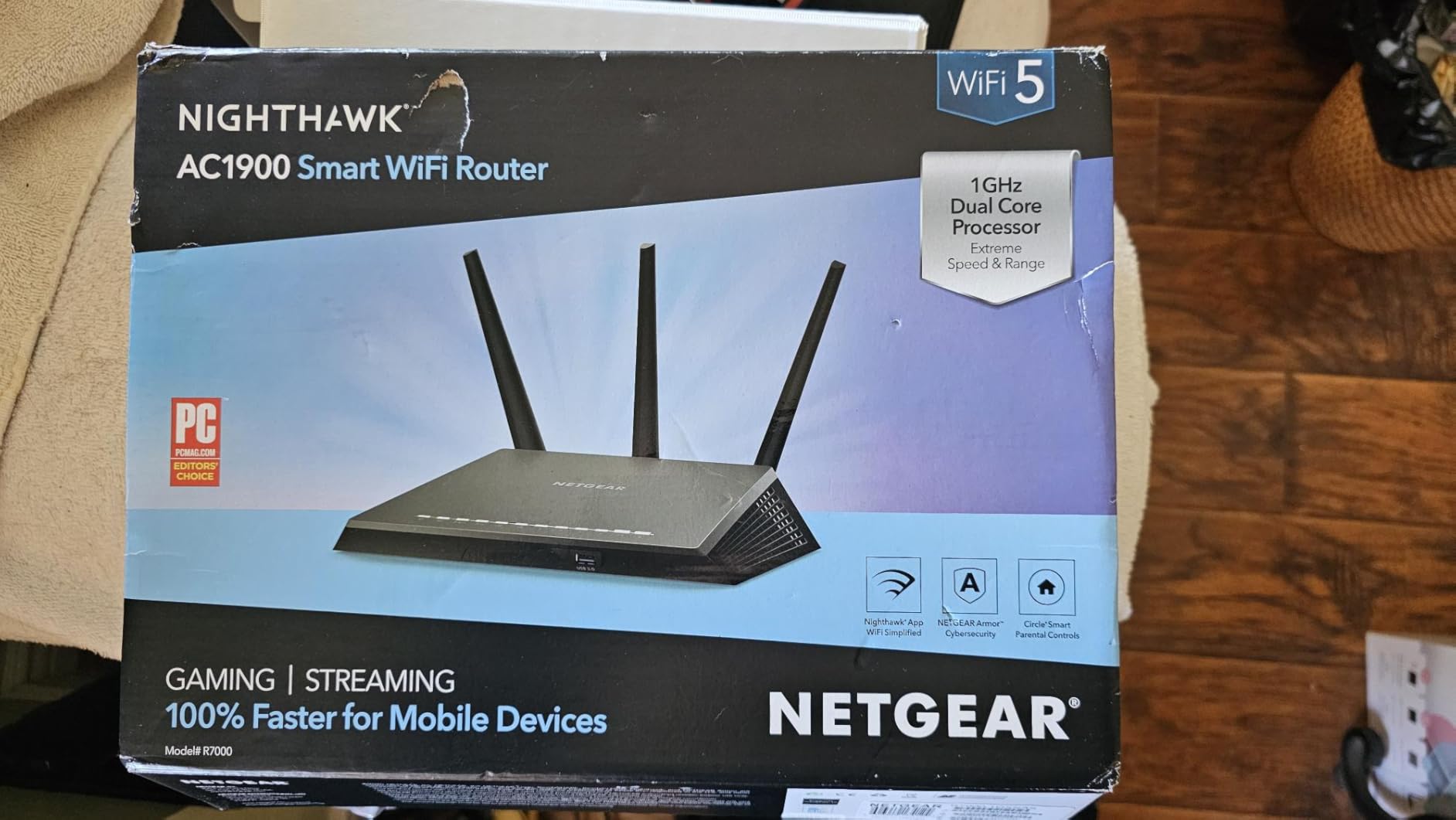 NETGEAR Nighthawk WiFi 6 Router (RAX36) - Router Only, AX3000 3 Gbps Wireless Speed, Dual-Band Gigabit Internet, Covers 2,000 sq. ft., 25 Devices, Built-in VPN, USB 3.0, Gaming customer photo 2