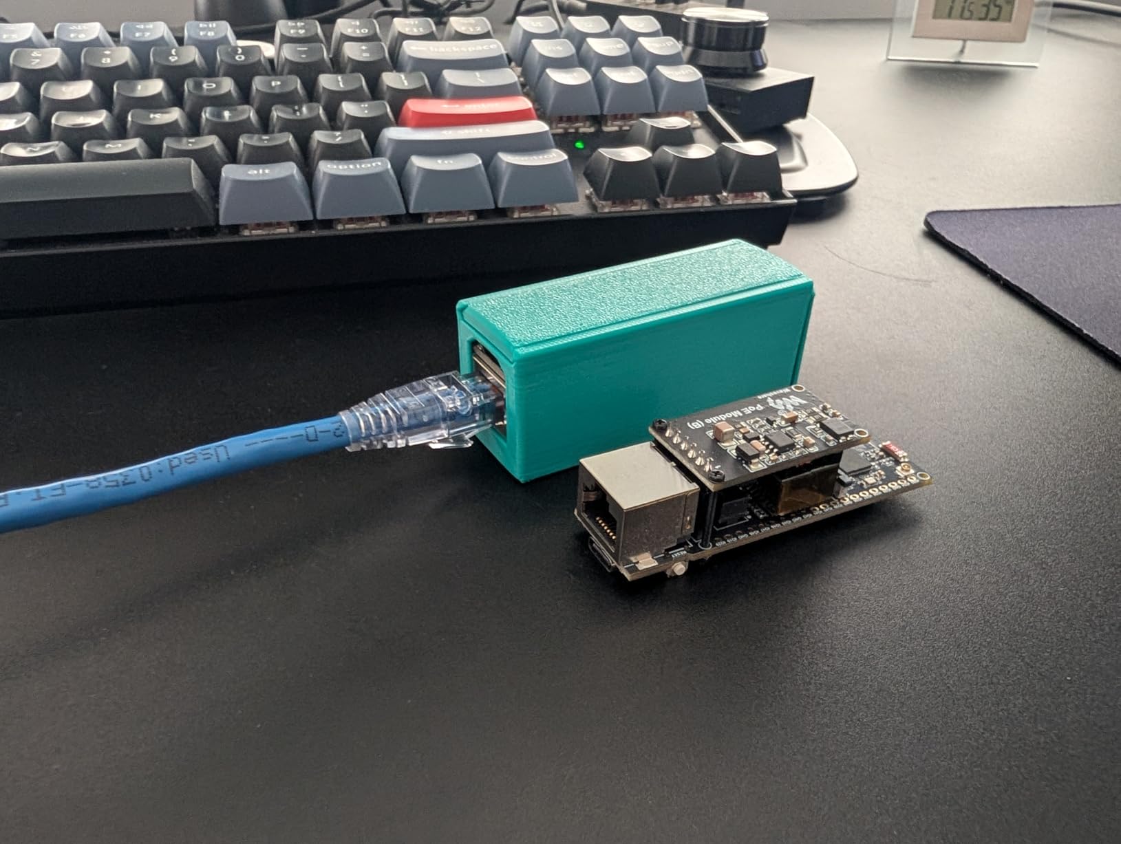 ESP32-S3 PoE Ethernet Development Board, with POE Module, 240MHz Dual Core Processor, 10/100Mbps RJ45 ETH Port, Type-C Port & TF Card Slot, Support WiFi & BLE & Ethernet Communication customer photo 2