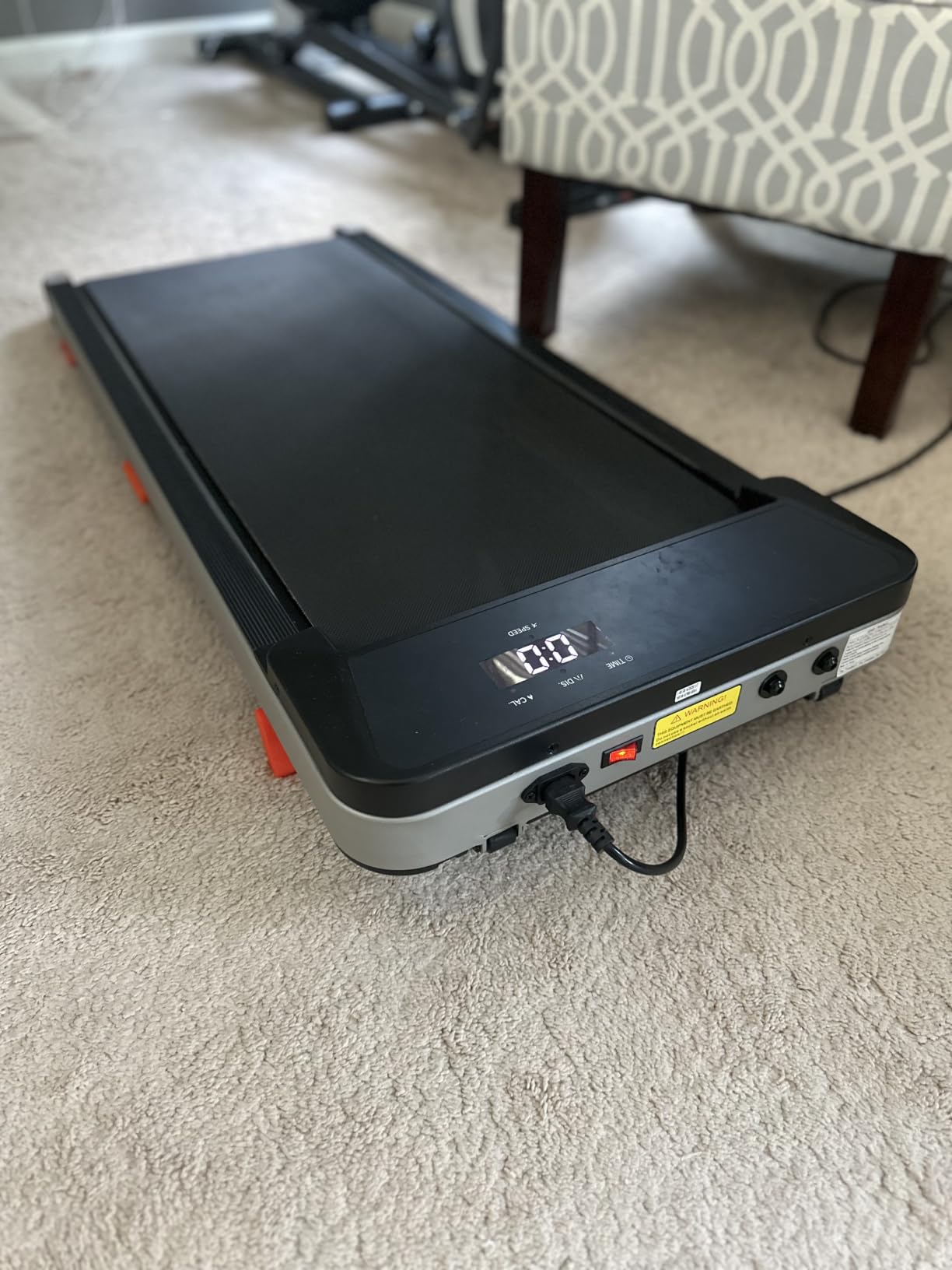 TREAFLOW Walking Pad with Incline, Under Desk Treadmills for Home | 8% Incline, Portable Office Treadmill, 265 Lbs Capacity, Remote Control, Led Display, Quiet Motor, Space-Saving Design customer photo 2