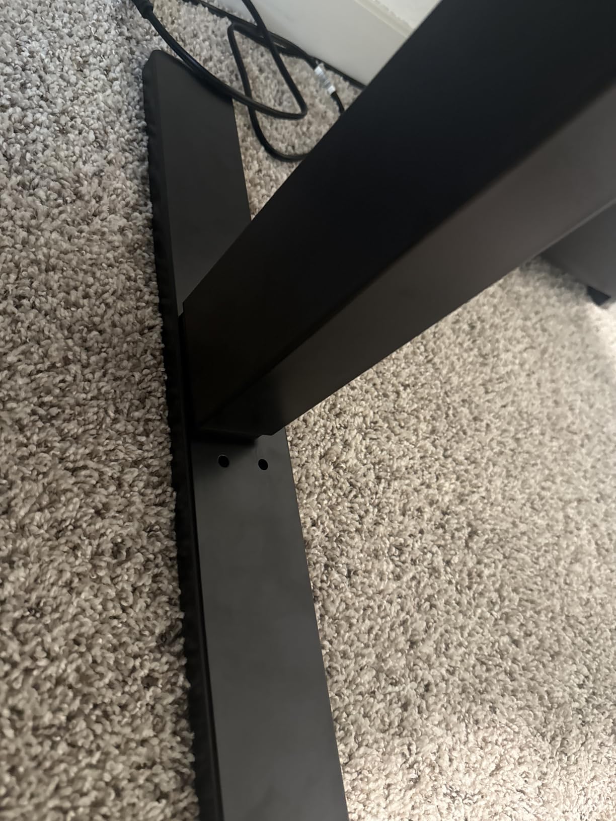 HUANUO 71 x 30 Inch Large Electric Standing Desk, Brushless Motor, Black | 30 Inch Deep Desktop, 220 lb Capacity, 4 Memory Presets, Cable Tray, Dual Hooks customer photo 1
