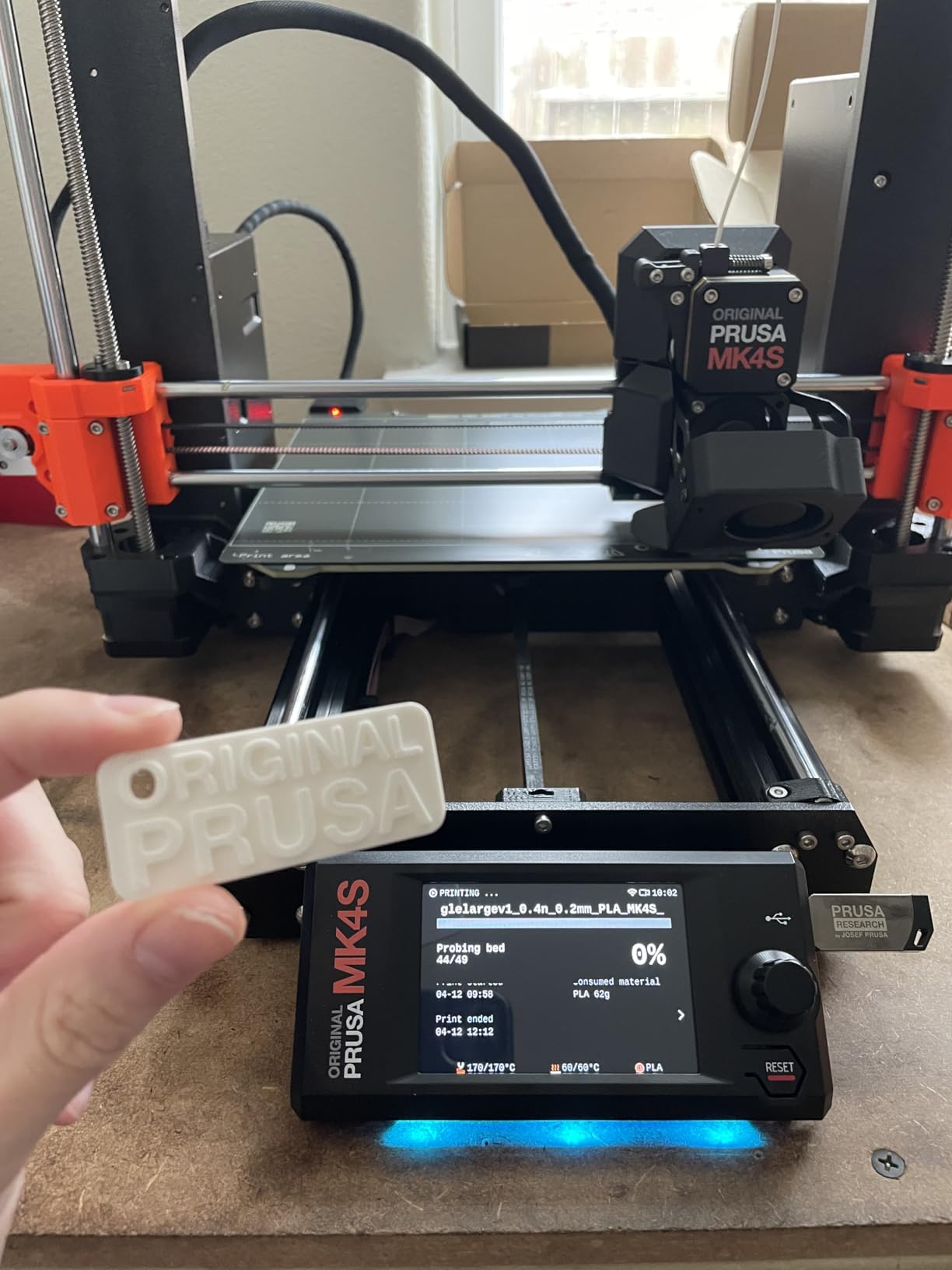 MK4S Kit High-Speed DIY Professional FDM 3D Printer | Self-Assembly Printer Kit with Input Shaping, Automatic Calibration & Open-Source Upgradeable Design customer photo 1