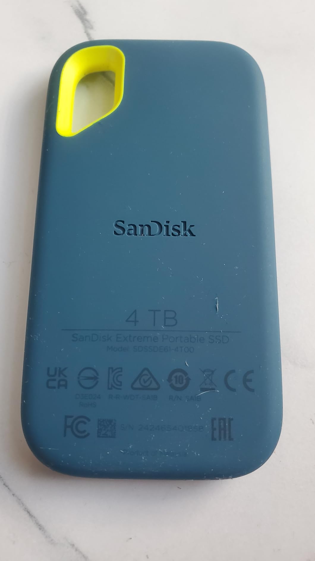 SANDISK 8TB Extreme Portable SSD (Old Model) - Up to 1050MB/s, USB-C, USB 3.2 Gen 2, IP65 Water and Dust Resistance, Updated Firmware - External Solid State Drive - SDSSDE61-8T00-G25 customer photo 1