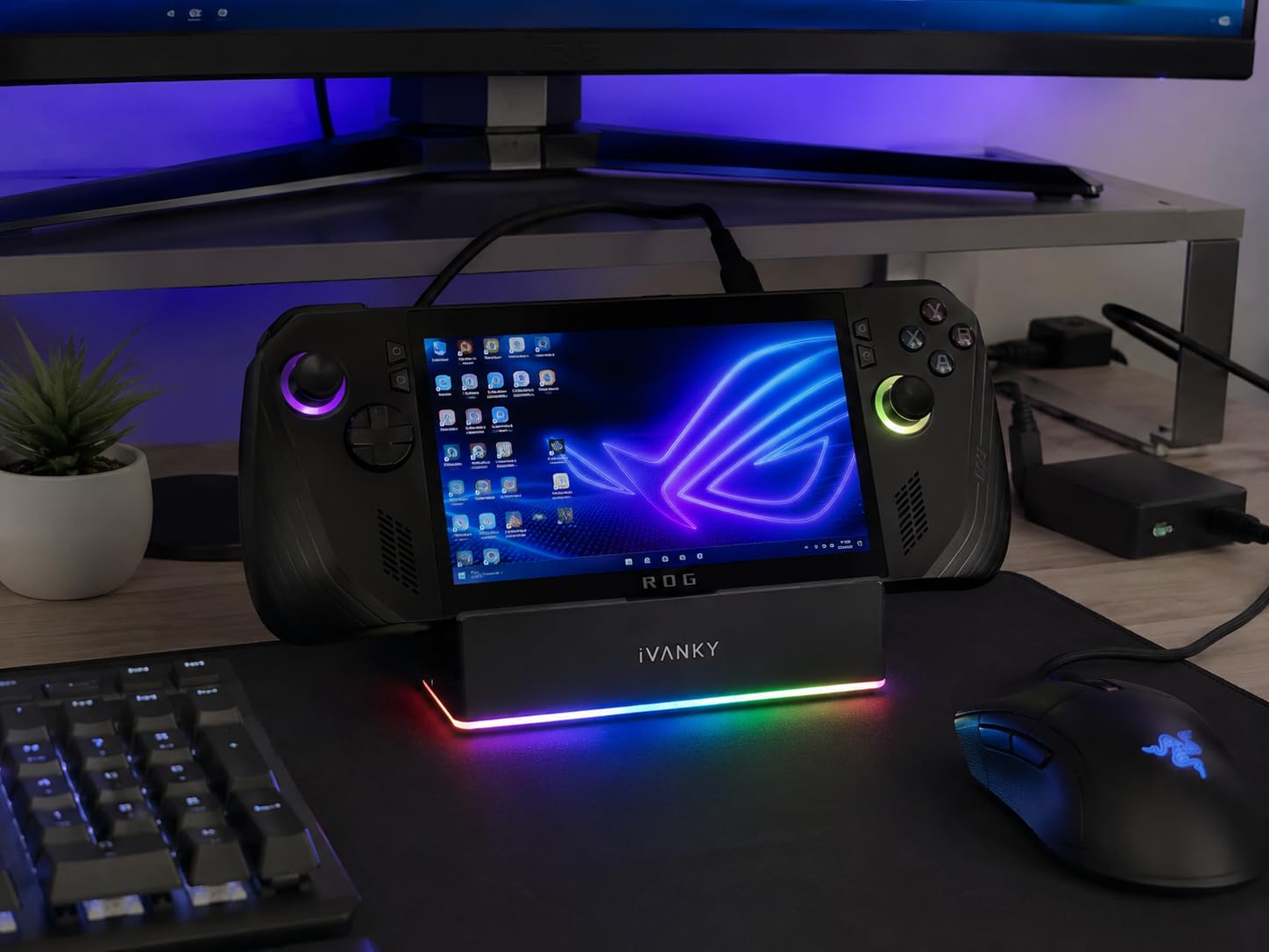 iVANKY 14-in-1 RGB Docking Station for ROG Xbox Ally X(2025), 4K@120Hz customer photo 1