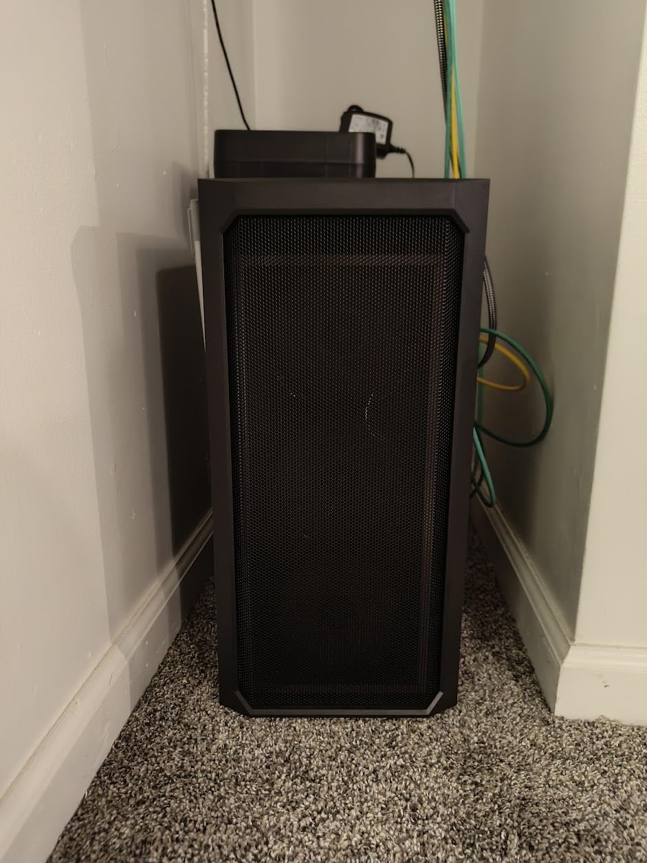 DARKROCK Classico Max Storage Master E-ATX Computer Case | 4x120mm Black Fan, 10 x3.5