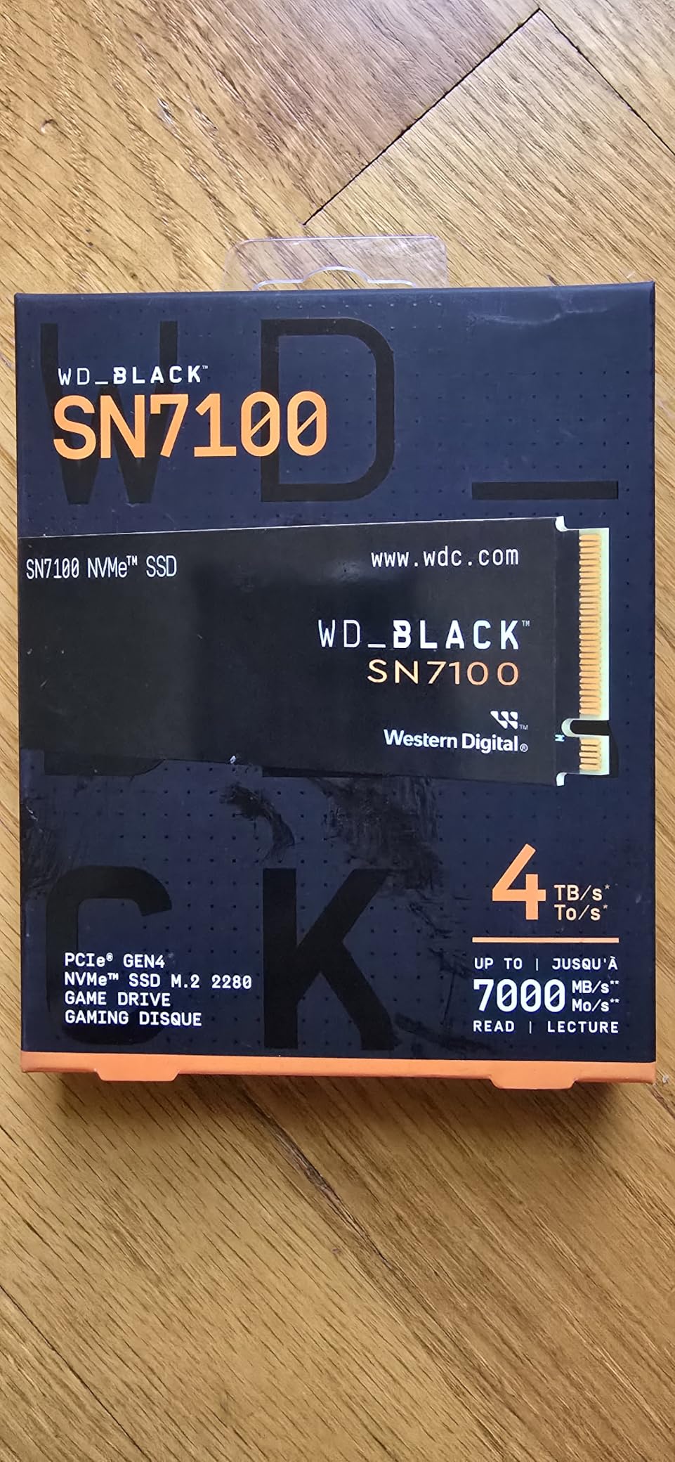WD_Black SN7100 2TB NVMe SSD - Gen4 PCIe, M.2 2280, Up to 7,250 MB/s Read Speed, Up to 6,900 MB/s Write Speed, Next Gen TLC 3D NAND, for Laptops, Handheld Gaming Devices - WDS200T4X0E customer photo 2