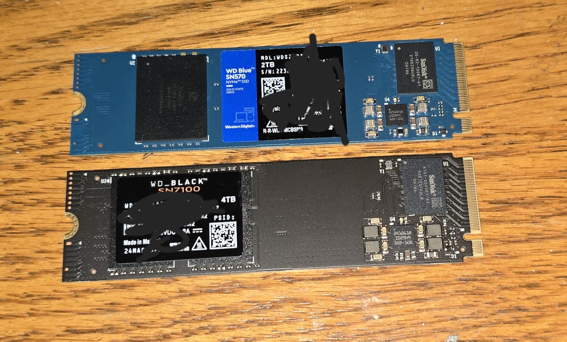 WD_Black SN7100 1TB NVMe SSD - Gen4 PCIe, M.2 2280, Up to 7,250 MB/s Read Speed, Up to 6,900 MB/s Write Speed, Next Gen TLC 3D NAND, for Laptops, Handheld Gaming Devices customer photo 1