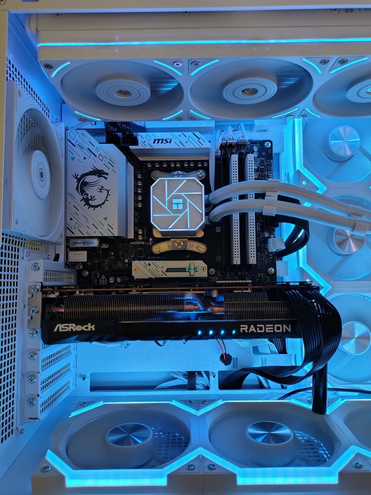 ASRock Steel Legend SL-1000G 1000W 80 Plus Gold & Cybenetics Platinum Full Modular Power Supply ATX3.1 & PCIe5.1 Ready with Dual Color 12V-2x6 Cable 10 Years Warranty customer photo 1