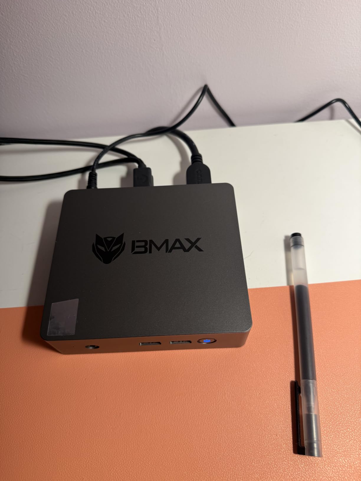 Bmax Mini PC Computer, Intel N4500 Processor(Turbo 2.8GHz) 8GB RAM 256GB M.2 SSD Mini Desktop Computer with VESA Mount for Office Home Business HTPC Proxmox, Dual 4K Display, WiFi 5, Win11 Pro B3 Pro customer photo 1