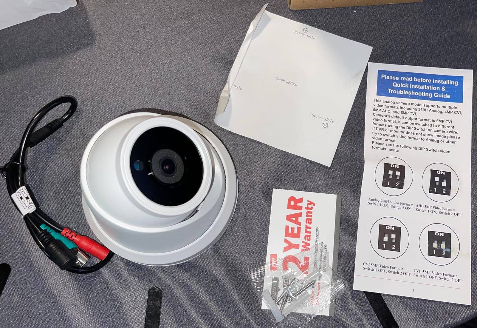 4K 8MP PoE IP Turret Camera Outdoor 24/7 Full Color Night Vision customer photo 1