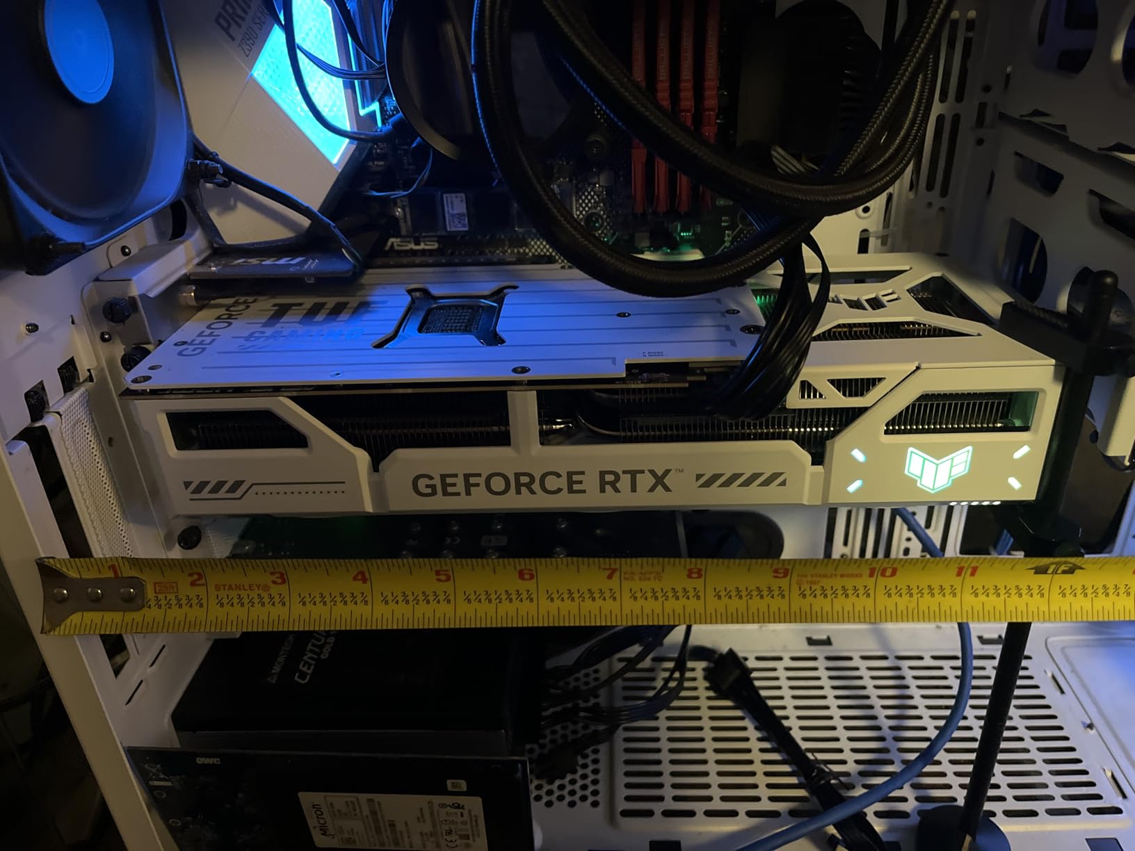 ASUS TUF Gaming GeForce RTX 5070 Ti 16GB GDDR7 OC Edition Graphics Card | PCIe 5.0, HDMI/DP 2.1, 3.125-slot, Military-grade Components, Protective PCB Coating, Axial-tech Fans customer photo 1