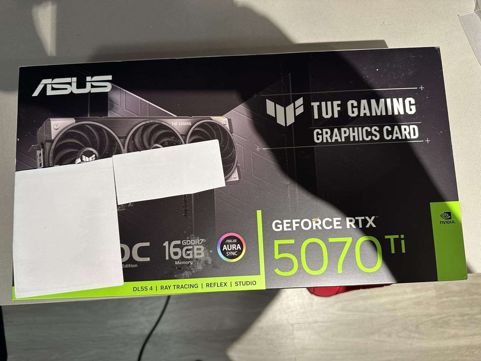 ASUS TUF Gaming GeForce RTX 5070 Ti 16GB GDDR7 OC Edition Graphics Card | PCIe 5.0, HDMI/DP 2.1, 3.125-slot, Military-grade Components, Protective PCB Coating, Axial-tech Fans customer photo 2