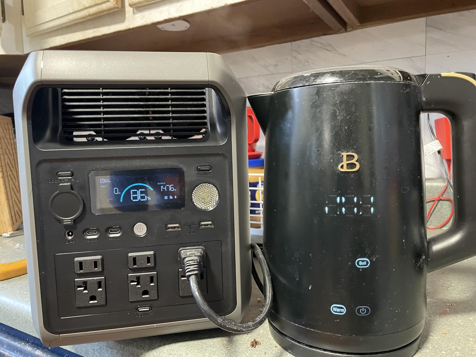 DABBSSON Portable Power Station 2000L, 2048Wh Semi-Solid LiFePO4 Battery, 2200W AC Output 6, 3300W Power Boost, 1 Hr Fast Charge, Solar Generator for Home Backup, Camping & RVs (Solar Panel Optional) customer photo 2