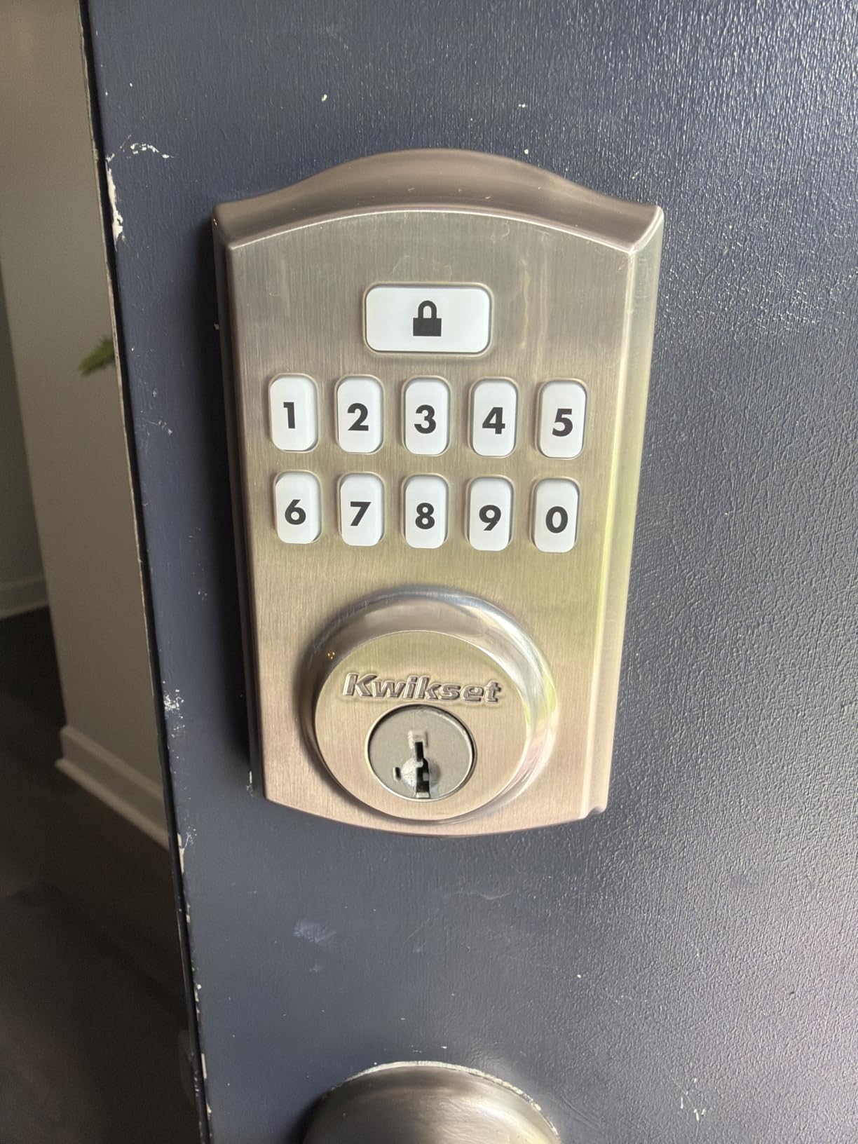 Kwikset HomeConnect 620 Z-Wave Long Range Enabled Keypad Smart Lock Convenient Keyless Entry, Customizable User Codes, Ring Alarm Compatible, Hub Required, Sold Separately Polished Brass Traditional customer photo 2