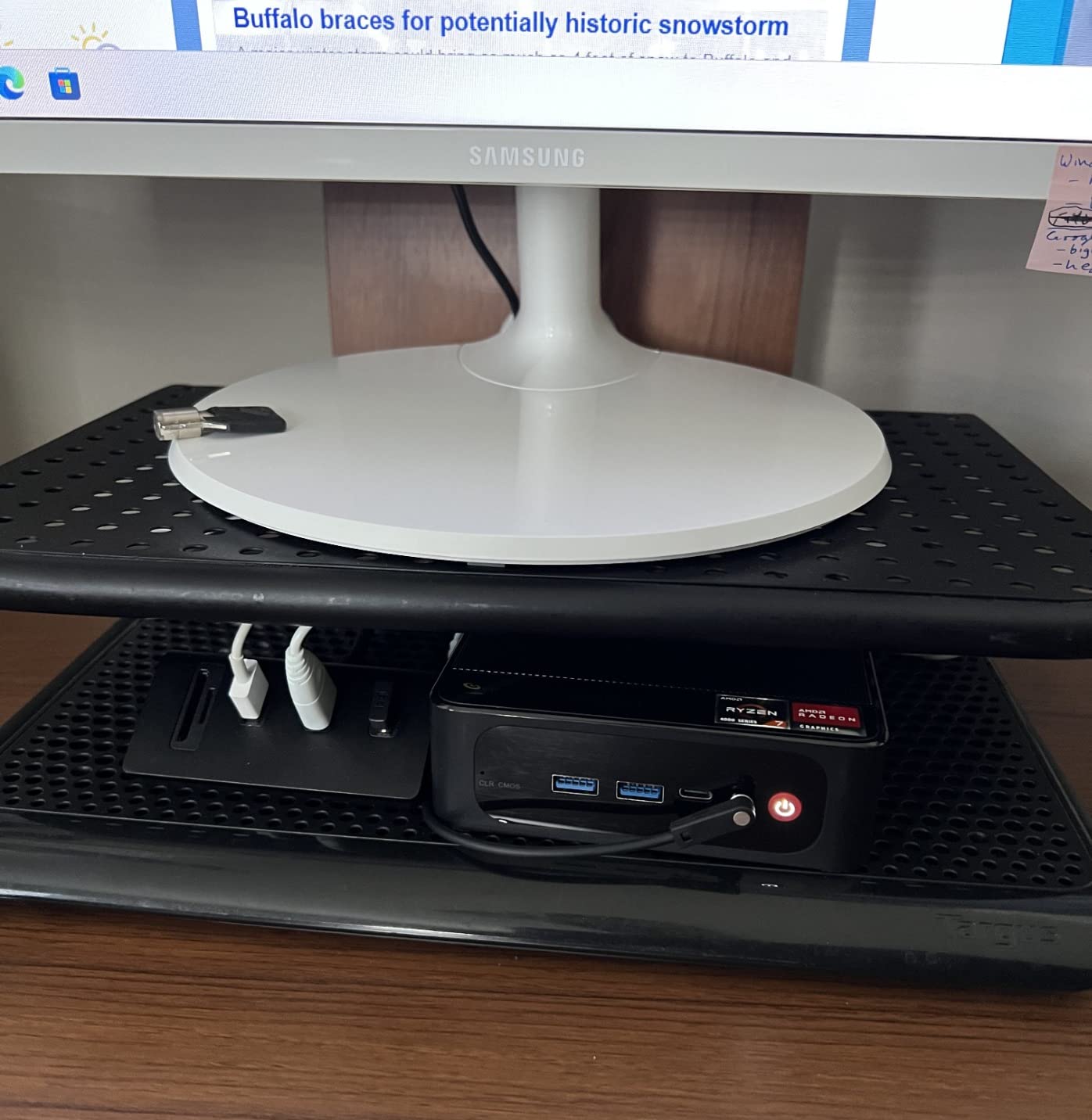 Beelink SER9 MAX Mini PC, Ryzen 7 H255 8C/16T, 64GB DDR5 RAM 1TB SSD | Mini Computer, Desktop PC 4K@240Hz Triple Display/USB4/WiFi6/BT5.2/10Gbps/W-11 Pro customer photo 1