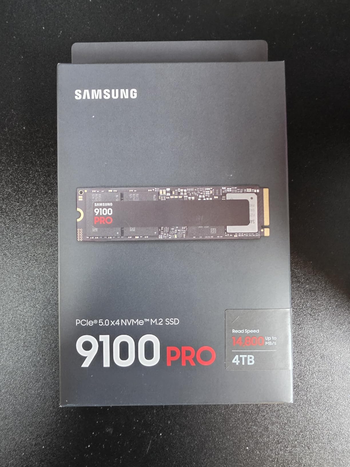 Samsung SSD 9100 PRO 4TB, PCIe 5.0x4 M.2 2280, Up to 14,800MB/s | NVMe Internal Solid State Hard Drive best for AI Computing, Gaming, and Heavy Duty Workstations (MZ VAP4T0B/AM) customer photo 1