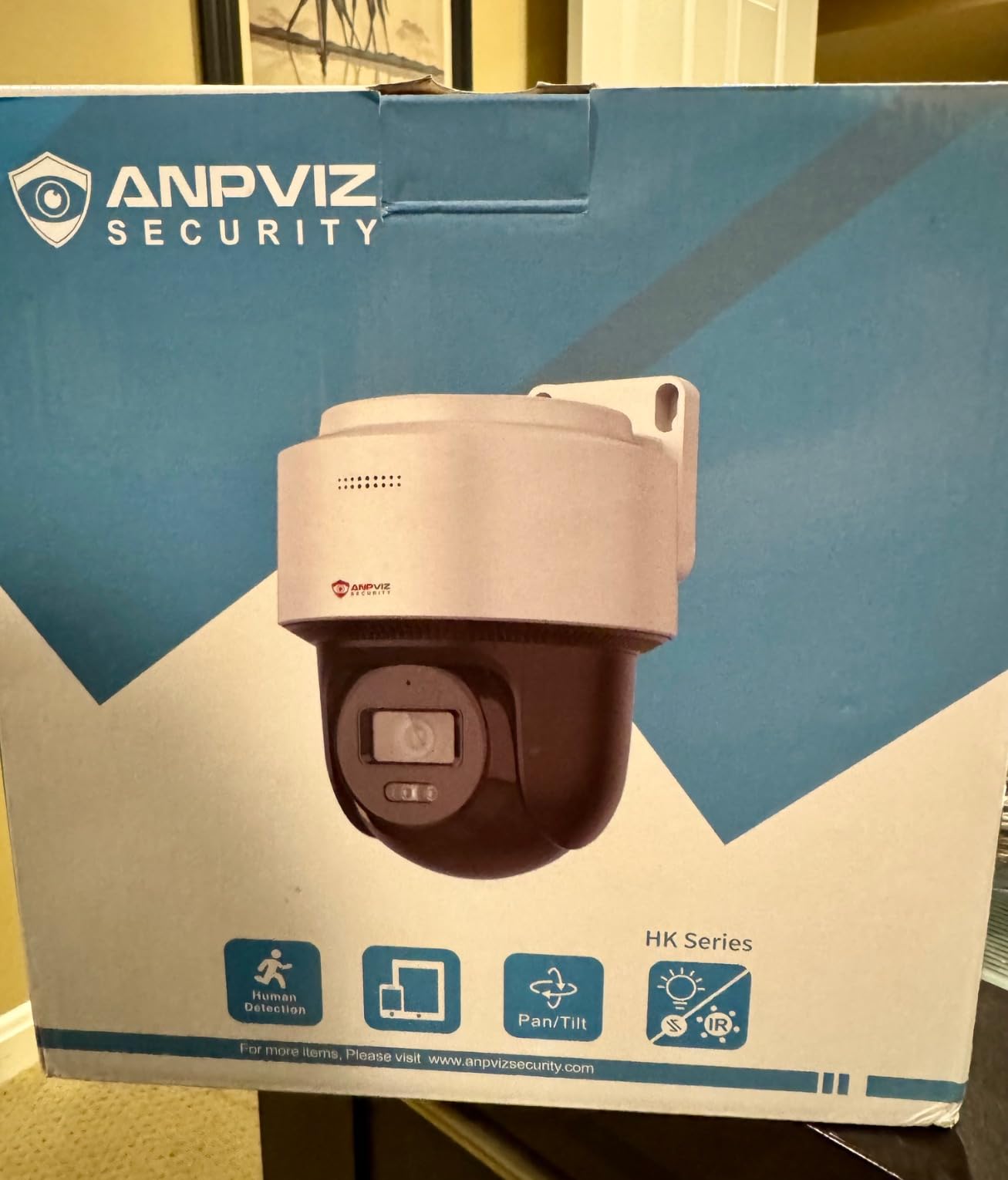 Anpviz UltraHD 4K 8MP PTZ POE IP Dome Camera Outdoor with 5X Optical Zoom | Two-Way Audio, Human Vehicle Detection, 512GB SD Slot, 100ft IR Night Vision, 350°pan & 90°tilt (U Series) customer photo 2