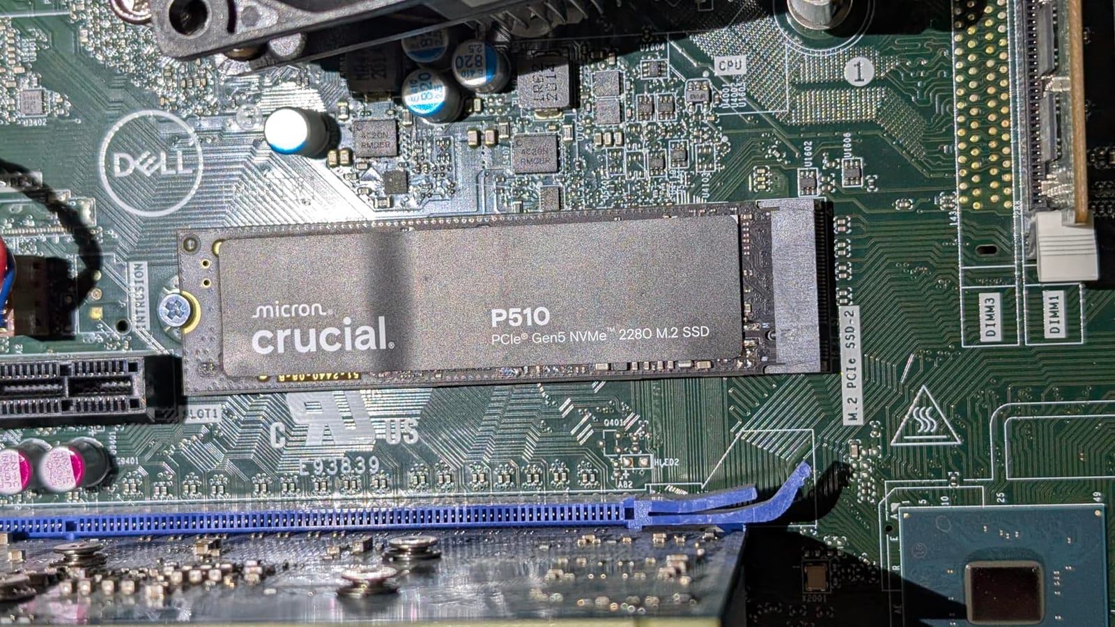 Crucial P510 PCIe Gen5 NVMe 1TB SSD, Up to 11,000MB/s, TLC NAND customer photo 1