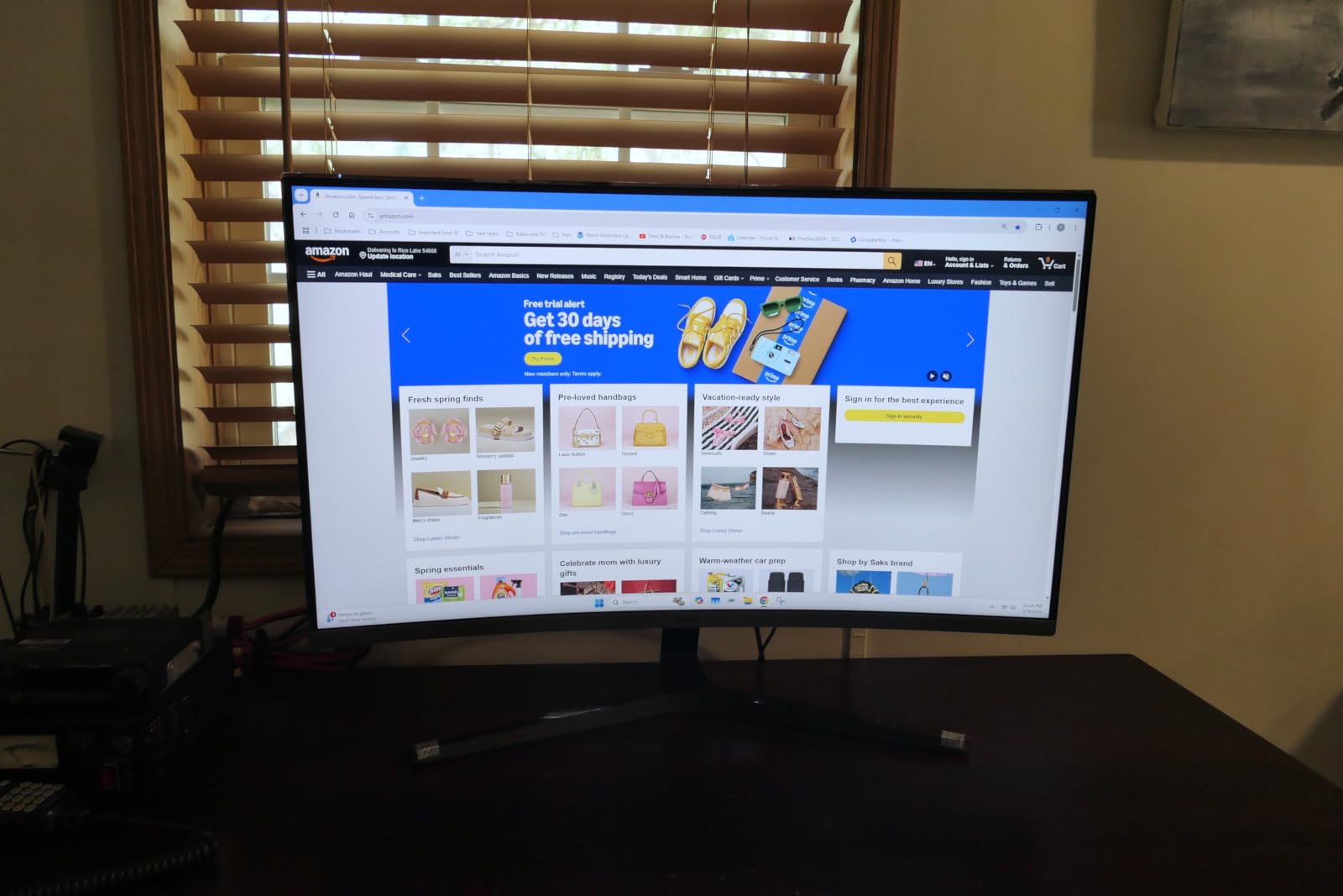 Samsung 32-inch S3 (S39GD) FHD 100Hz Curved Monitor, Game Mode, Eye Saver Mode, Multiple Connectivity with HDMI Port, Built-In Speakers, LS32D396GANXZA, 2025 customer photo 1