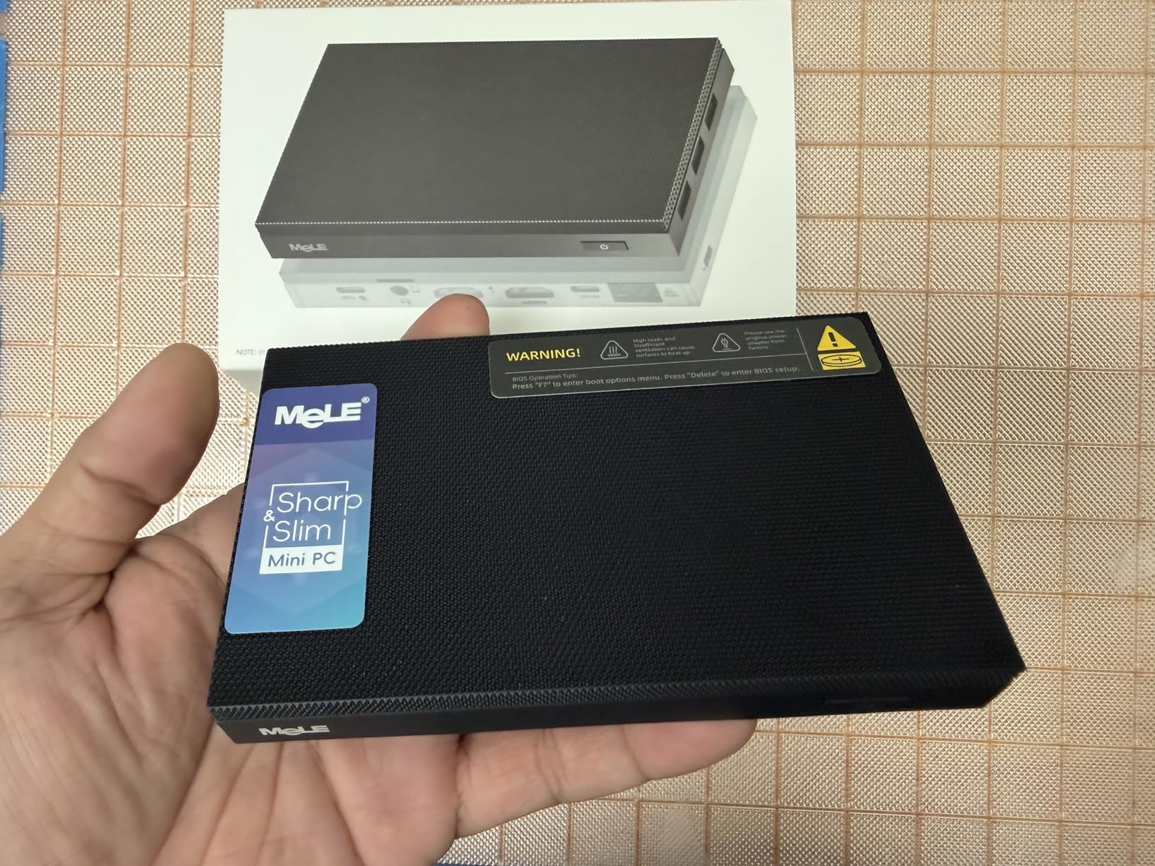 MeLE Quieter4C N150 Fanless Mini PC with Win-11-Pro 16GB RAM DDR4 512GB SSD | Dual HDMI+USB-C 4K Triple Display|WiFi 5 BT5.1|0dB Silent|Auto Power On WoL|VESA Mount|Industrial Business Astrophotography customer photo 1