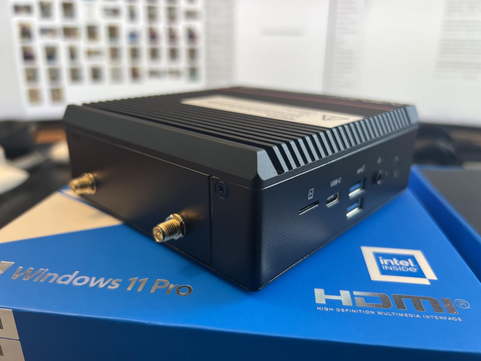 MINIX Z150-0dB Fanless Mini PC, Intel N150 (Upgraded N100), 16GB DDR4/512GB PCIe Gen3 x 4 SSD/4K Dual Display/2.5G LAN/USB-C/Windows 11 Pro/Auto Power On, for Home Office Industrial and Commercial customer photo 2
